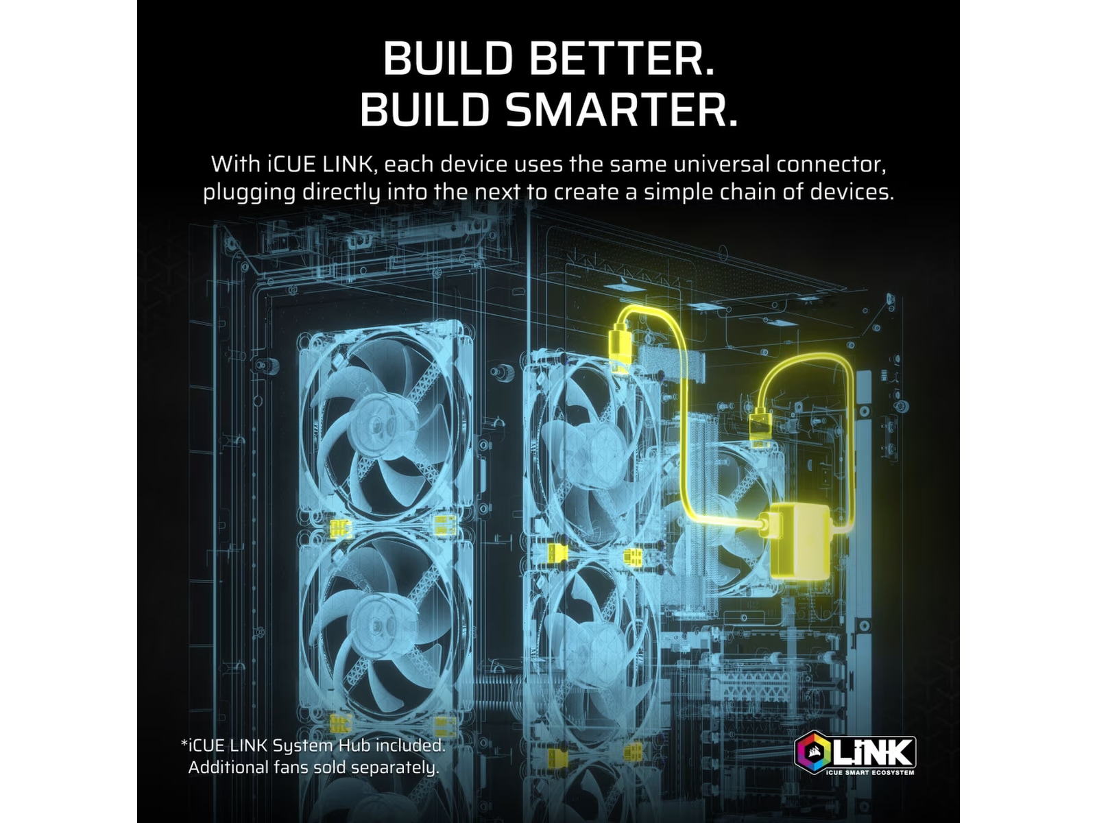 Corsair iCUE LINK Titan 360 RX RGB AIO Kjøler (sort) CPU - Vannkjøling