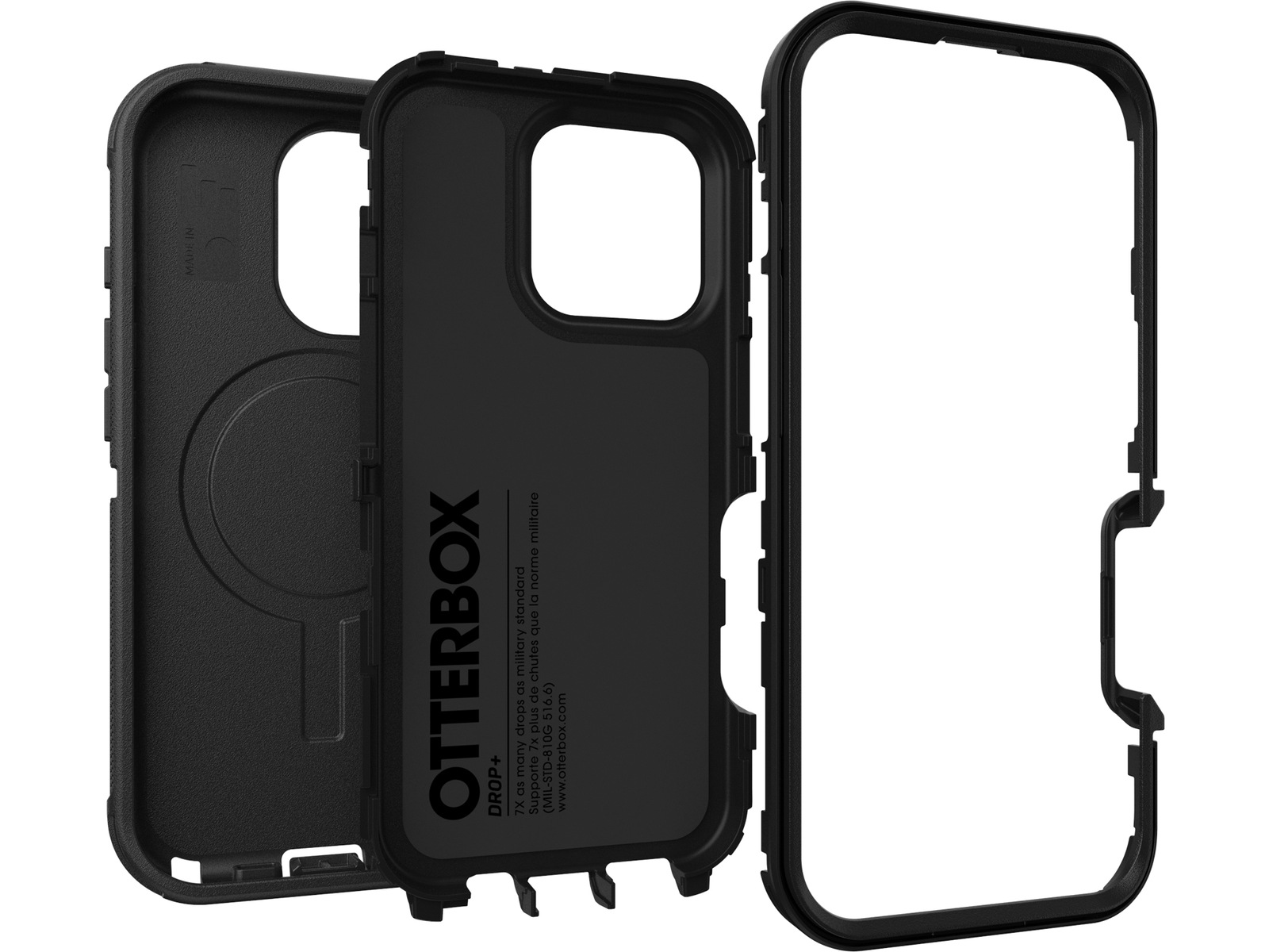 OtterBox iPhone 16 Pro Defender deksel - ProPack (sort) Mobildeksel