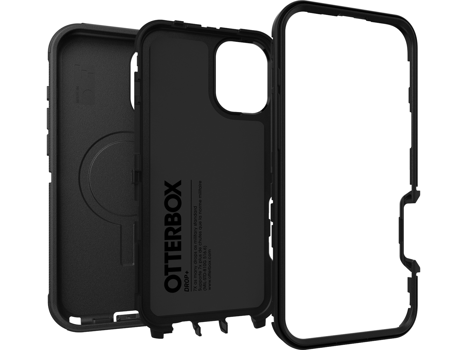 OtterBox iPhone 16 Plus Defender deksel - ProPack (sort) Mobildeksel