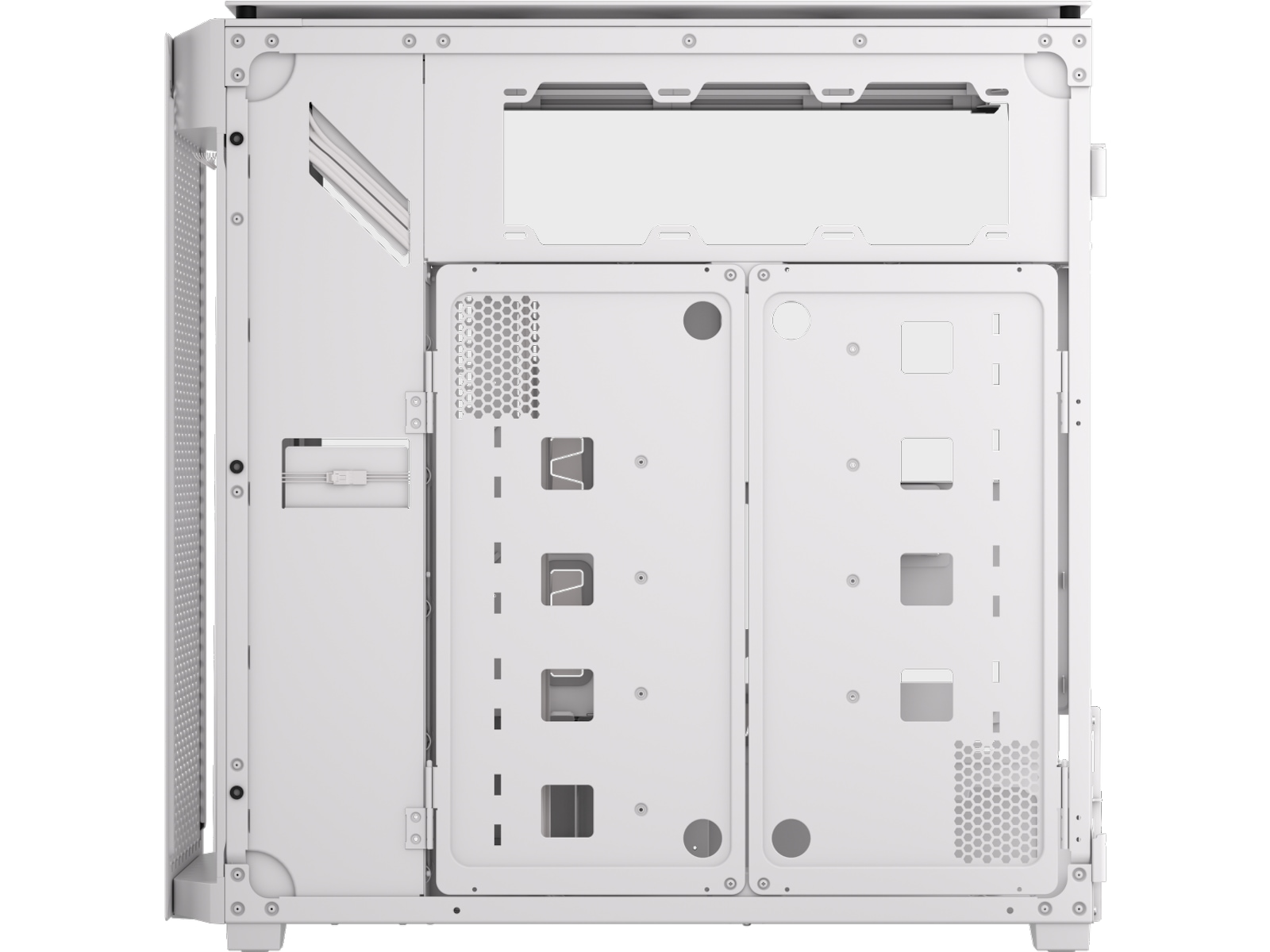 Corsair iCUE Link 9000D RGB Super Tower (hvit) Big tower