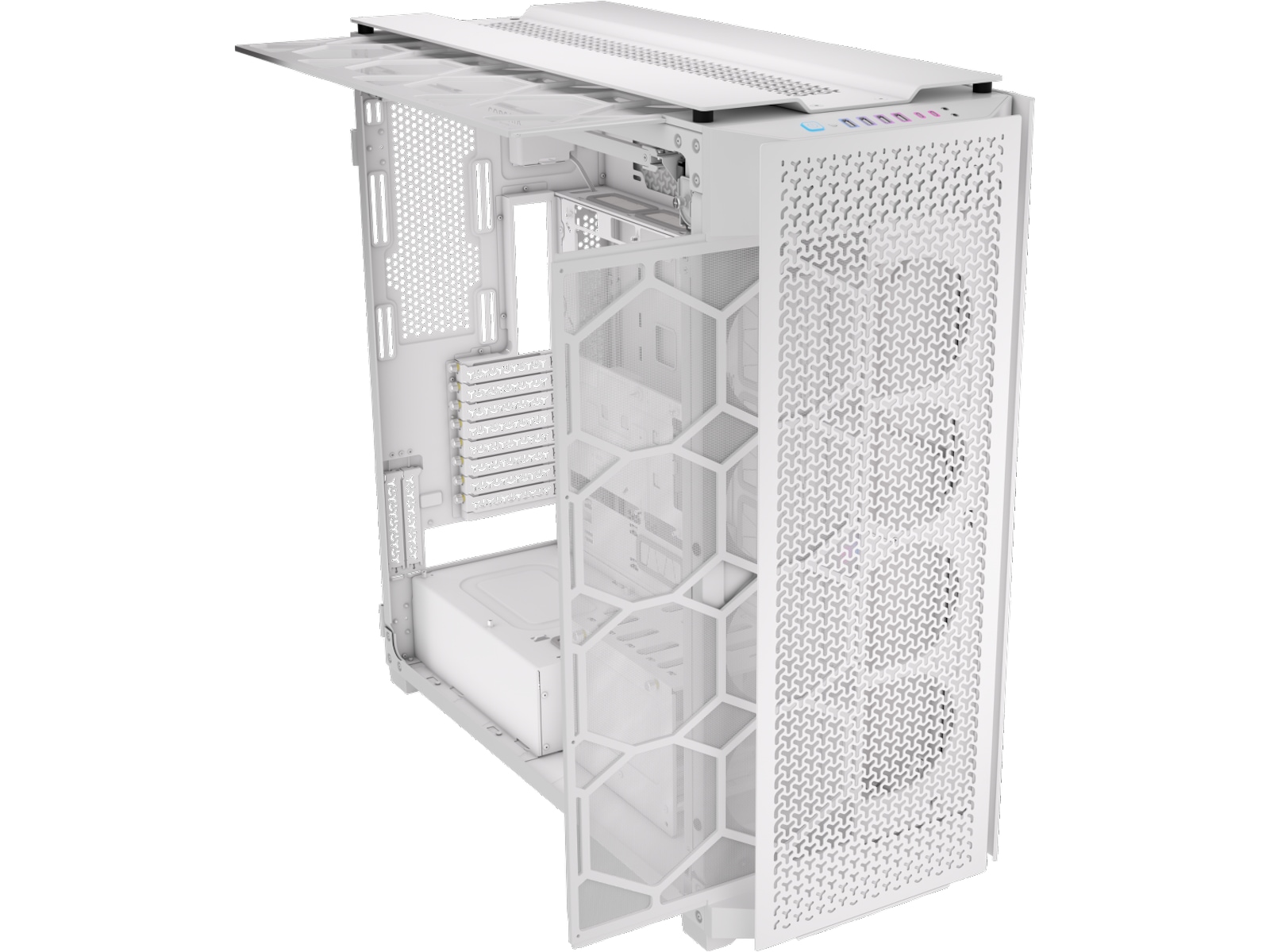 Corsair iCUE Link 9000D RGB Super Tower (hvit) Big tower