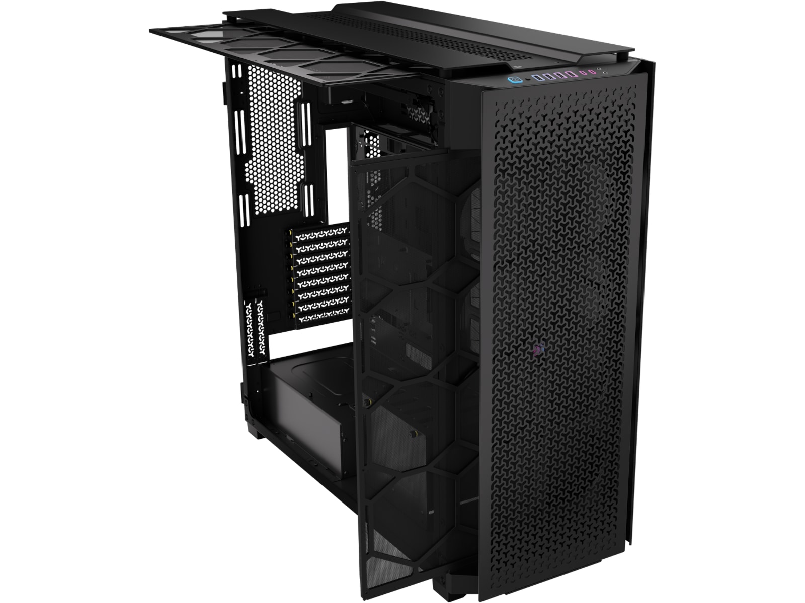 Corsair iCUE Link 9000D RGB Super Tower (sort) Big tower
