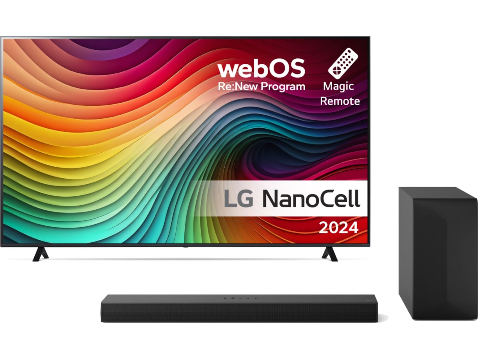 LG 50'' NANO 81 4K TV (2024) 50NANO81T6A + Lydplanke 50 - 59 tommer TV