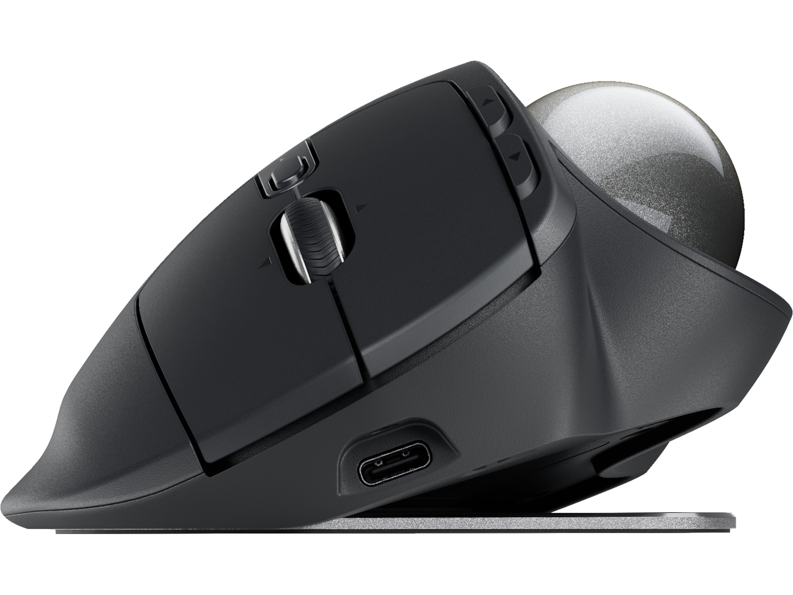 Logitech MX Ergo S Advanced Trådløsmus Trackball (graphite) Ergonomi