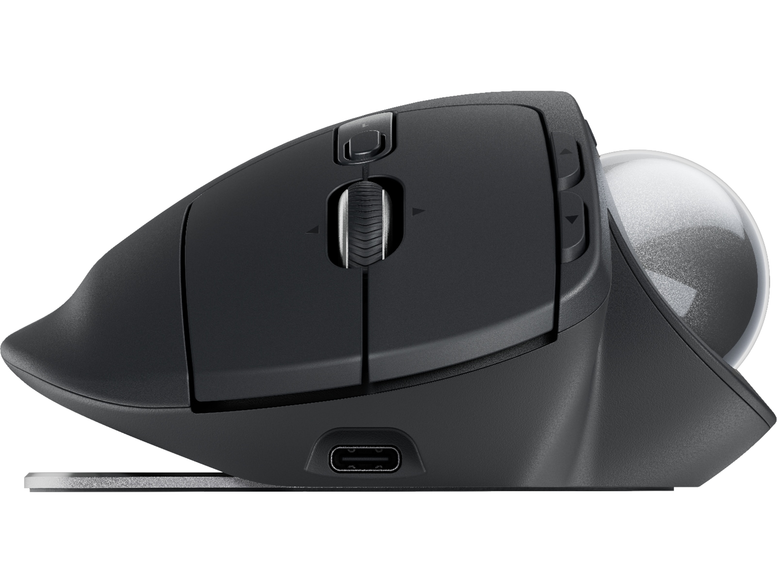 Logitech MX Ergo S Advanced Trådløsmus Trackball (graphite) Ergonomi
