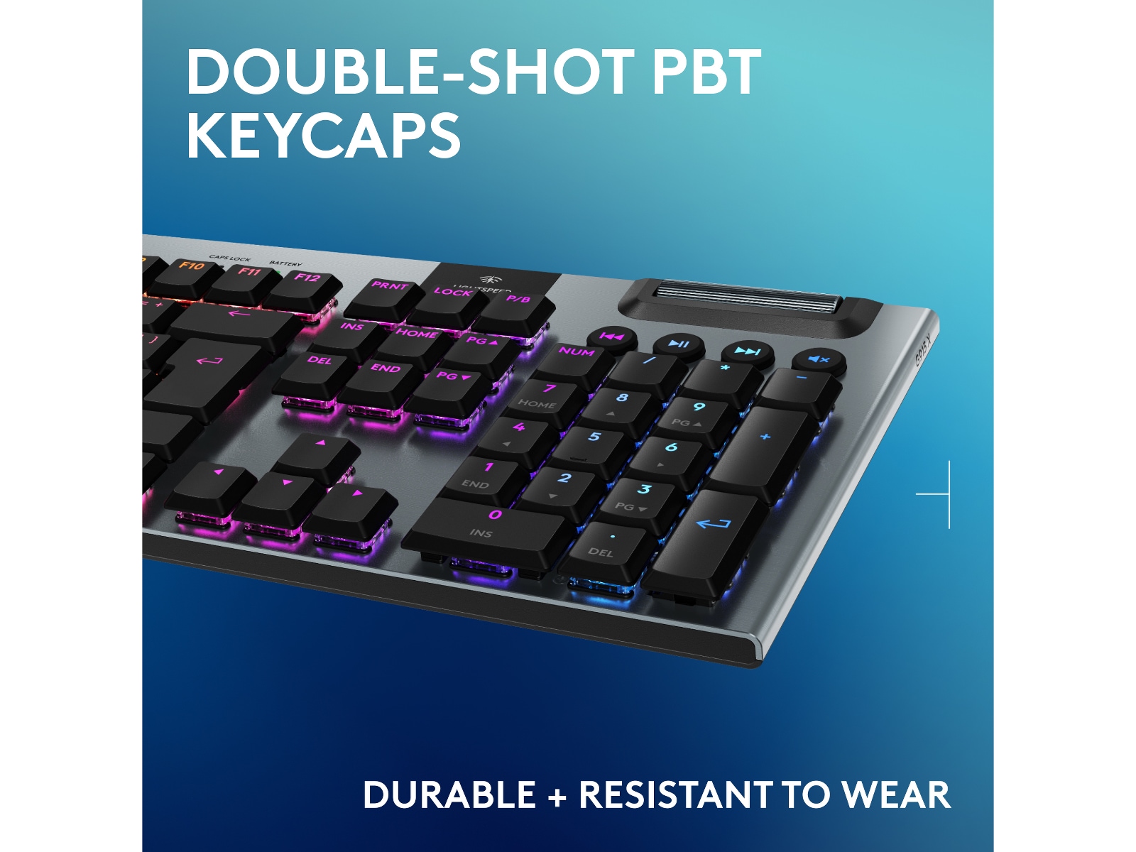 Logitech G915 X Lightspeed Trådløst Gamingtastatur (sort) Gamingtastatur