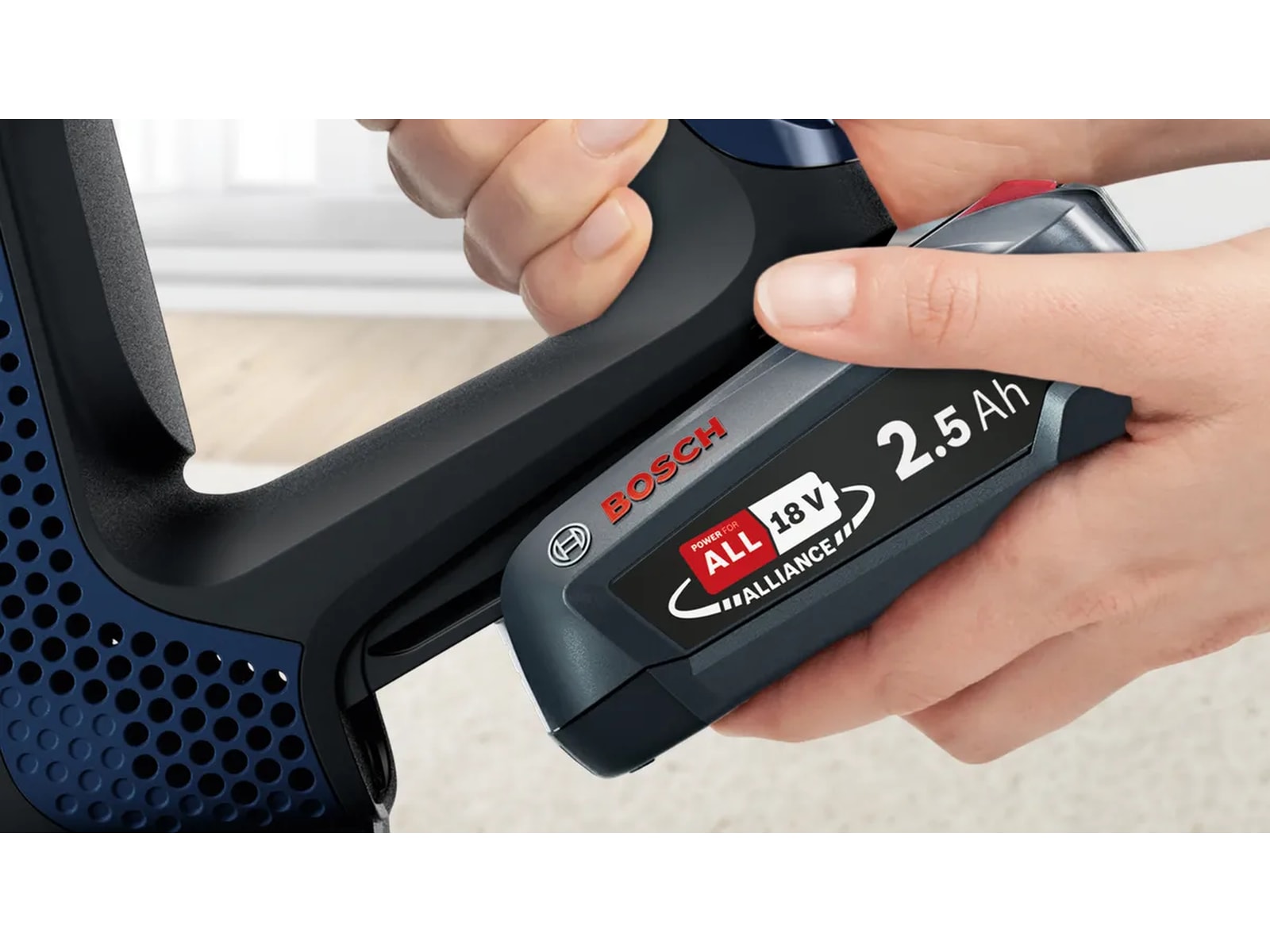 Bosch Unlimited Serie 6 Oppladbar støvsuger (blå) Trådløse støvsugere