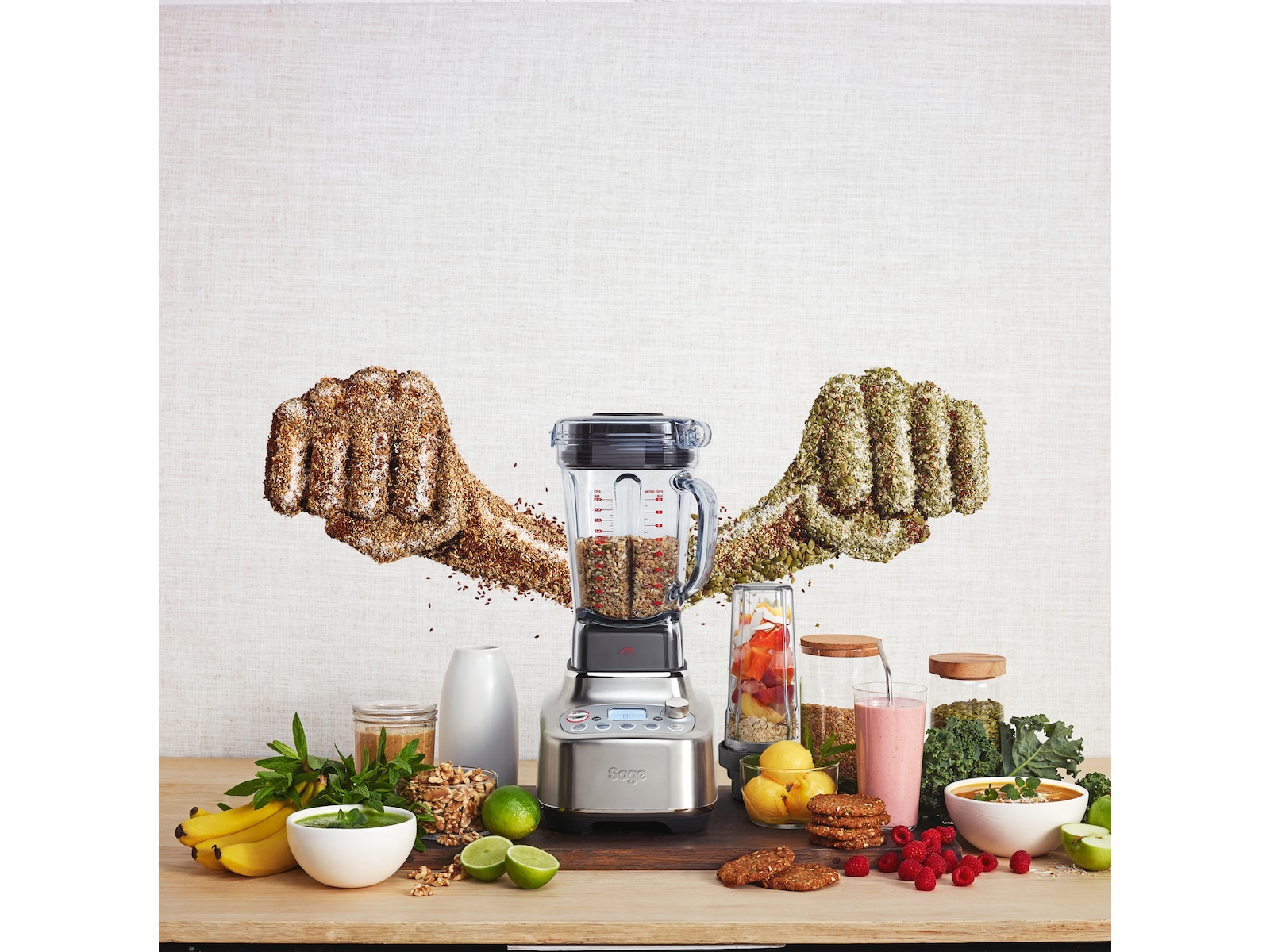 Sage Super Q Blender (børstet stål) Blendere