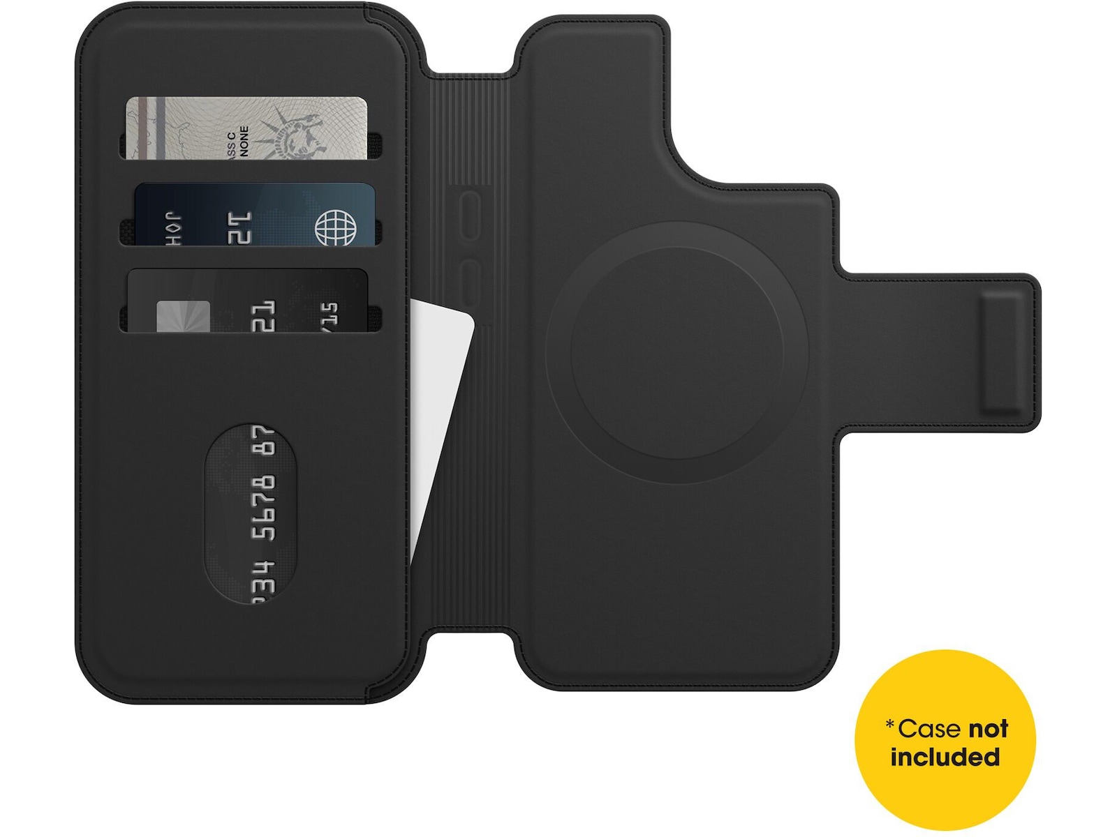 OtterBox iPhone 14 MagSafe Folio (sort) Mobildeksel