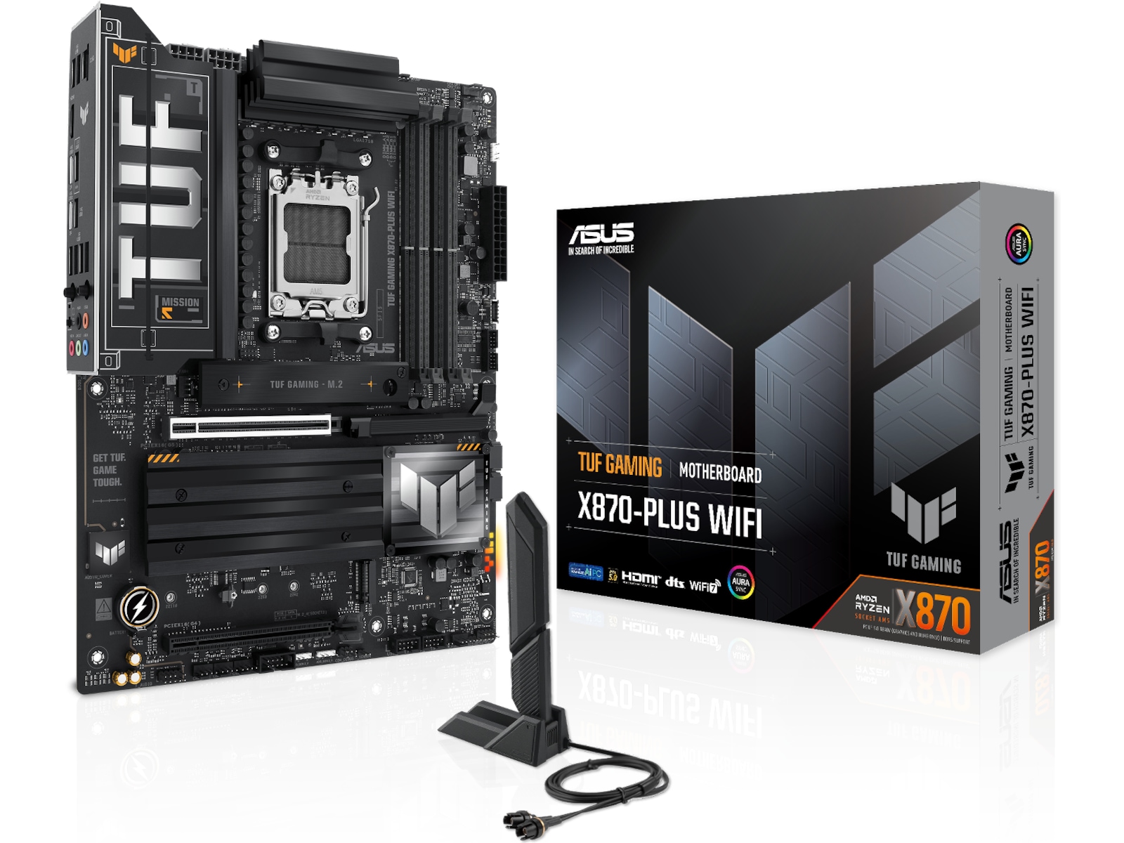 ASUS TUF Gaming X870-PLUS WIFI Hovedkort AMD Socket