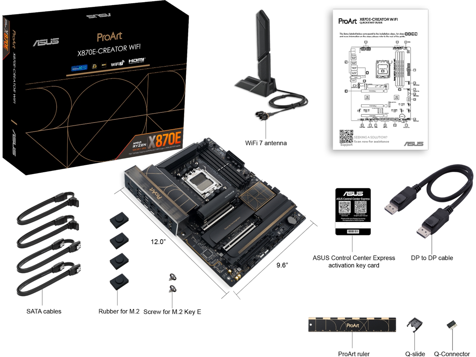 ASUS ProArt X870E-CREATOR WIFI Hovedkort AMD Socket