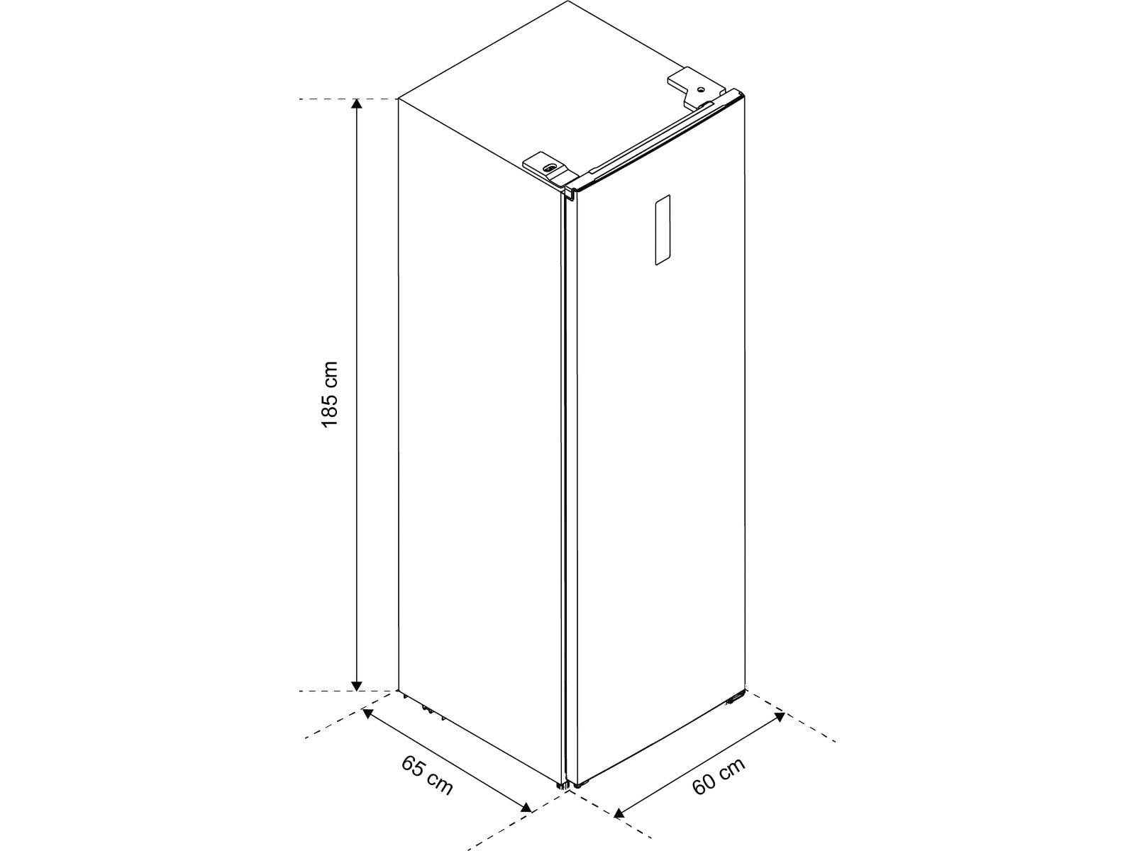 Avant FZR185DI1 fryseskap (sort) Fryseskap