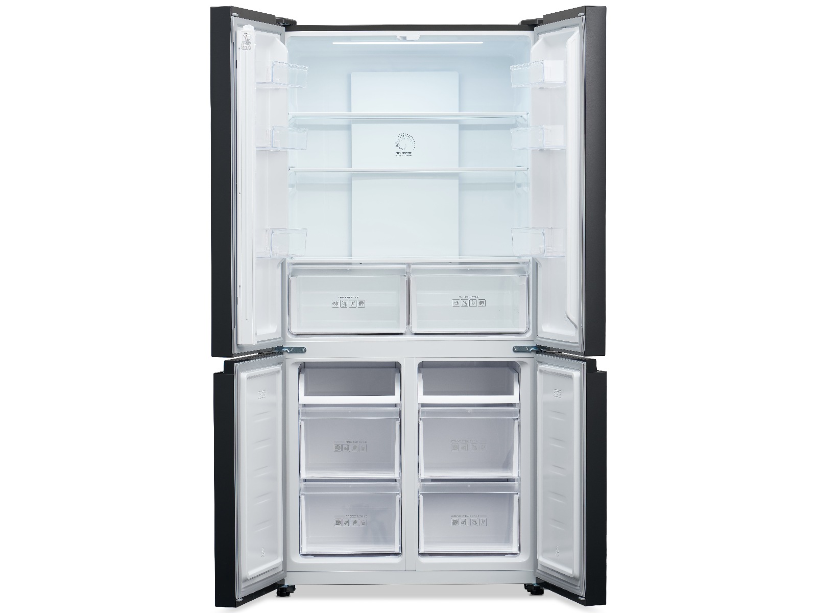 Avant MDR91DI1 Side-by-side kjøle- og fryseskap (sort) Side-by-side kjøleskap