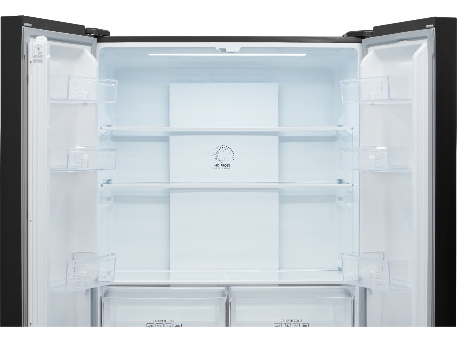 Avant MDR91DI1 Side-by-side kjøle- og fryseskap (sort) Side-by-side kjøleskap