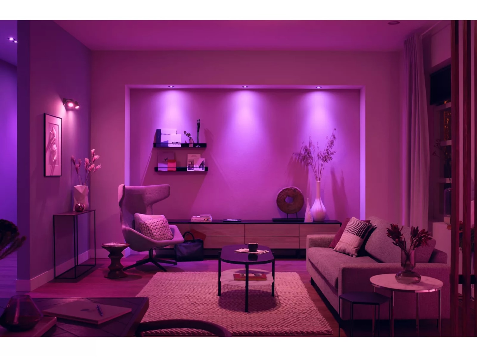 Philips Hue Innfelt Centura-spotlight R trepakning (hvit) Taklampe