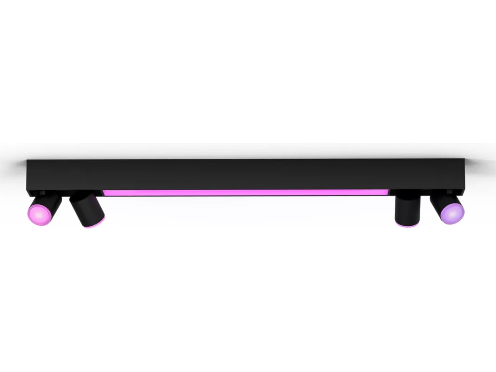 Philips Hue Centris taklampe med 4 spotlys (sort) Taklampe