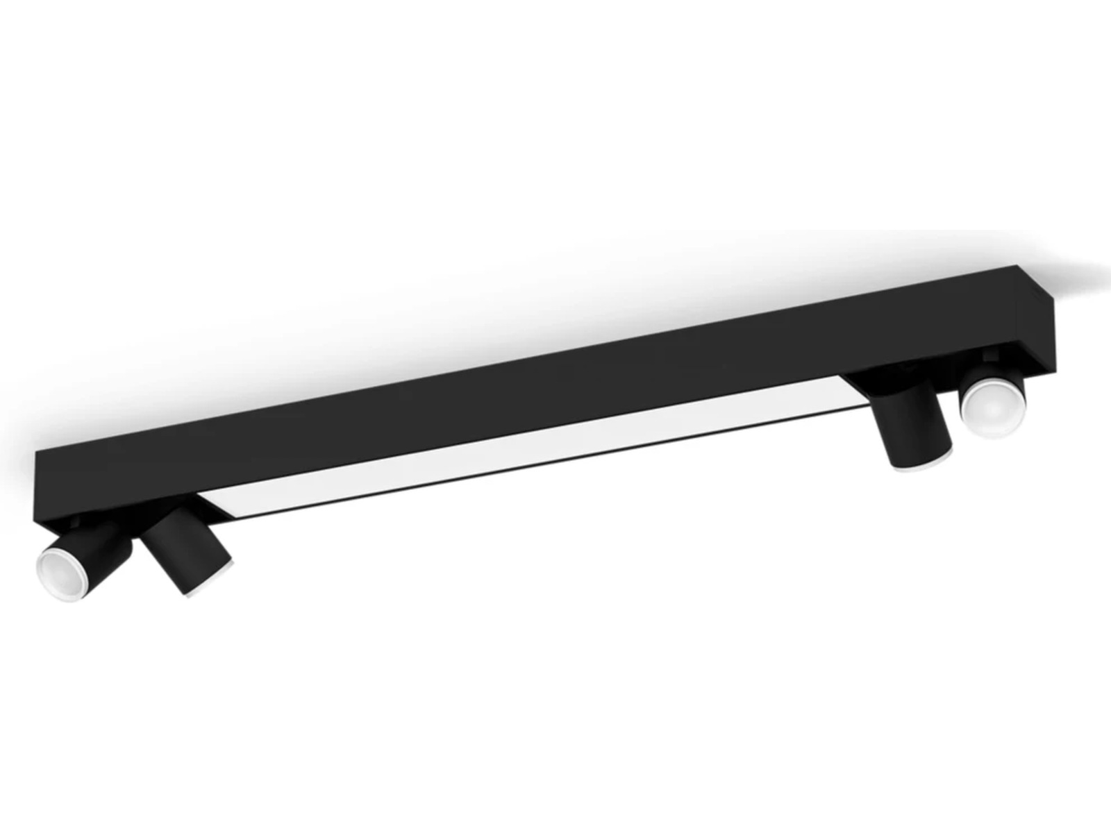 Philips Hue Centris taklampe med 4 spotlys (sort) Taklampe