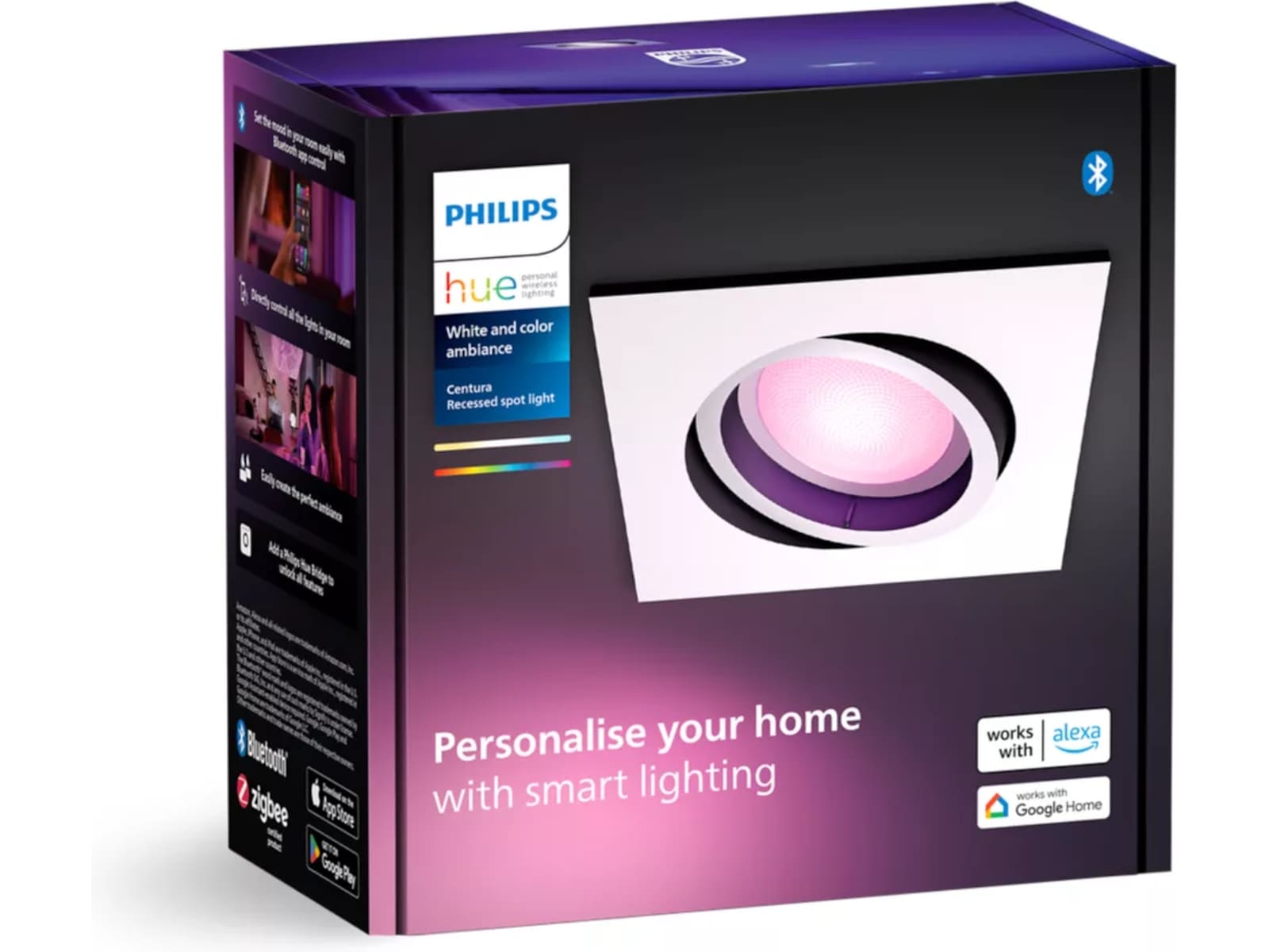 Philips Hue Innfelt Centura-spotlight S (hvit) Taklampe