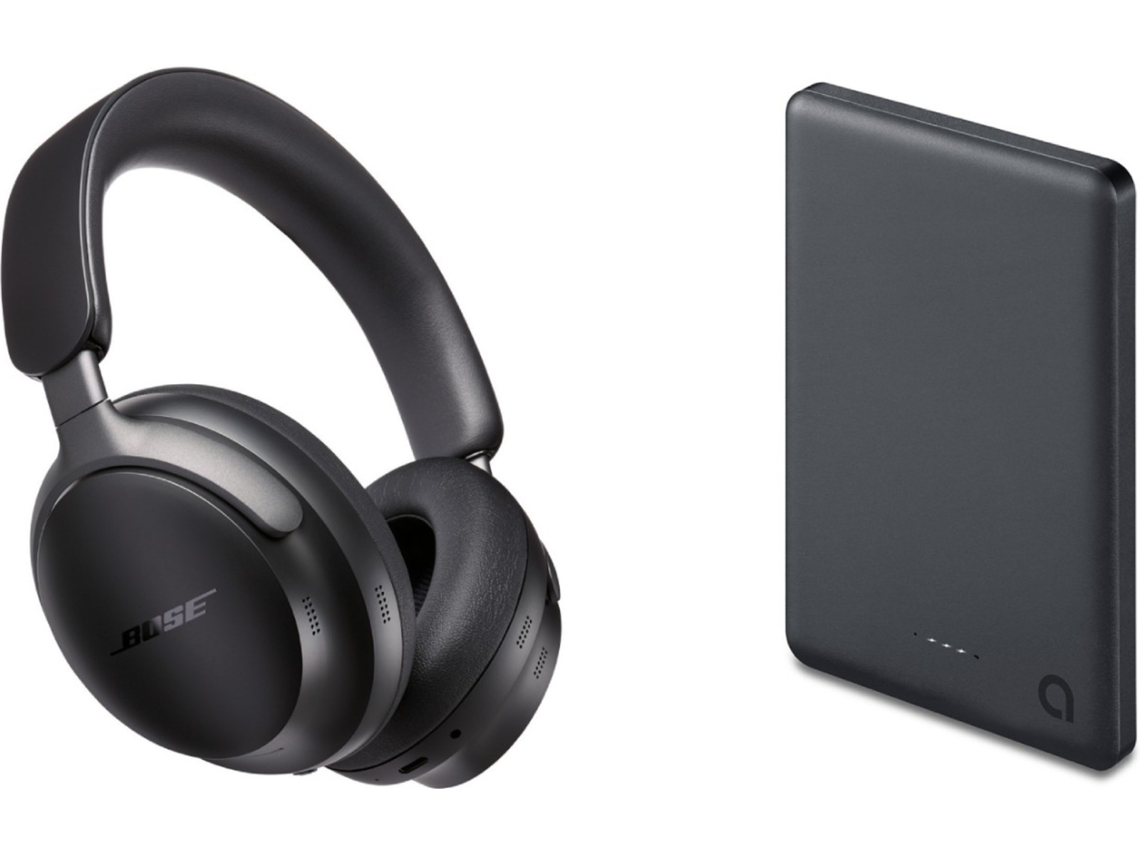 Bose QuietComfort Ultra trådløse hodetelefoner, Over-Ear (sort) + powerbank Hodetelefoner