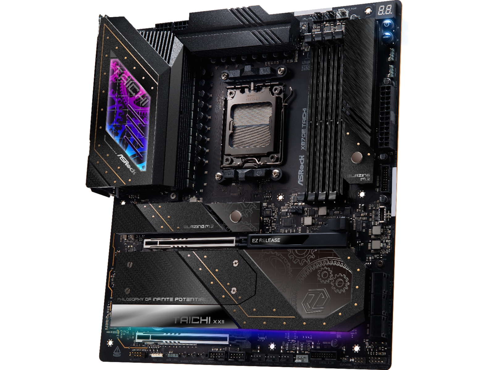 ASRock X870E Taichi Hovedkort AMD Socket