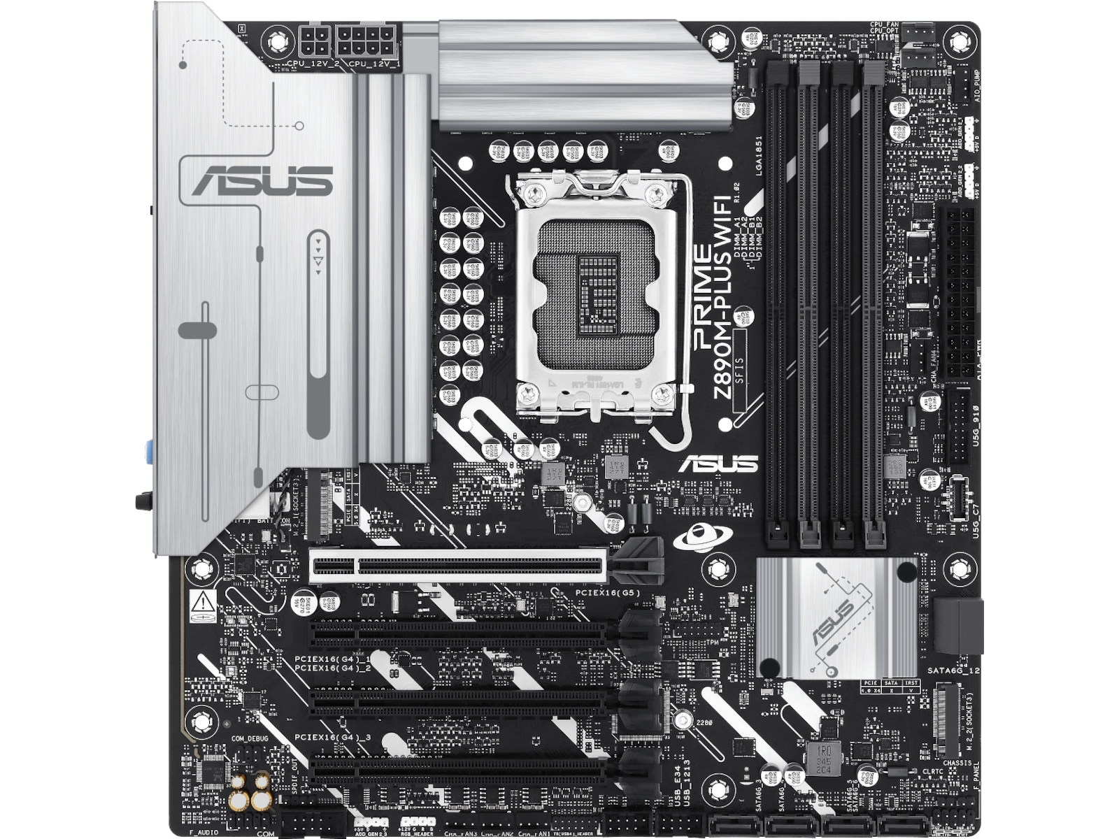 Asus Prime Z890M-PLUS WIFI Hovedkort Intel Socket