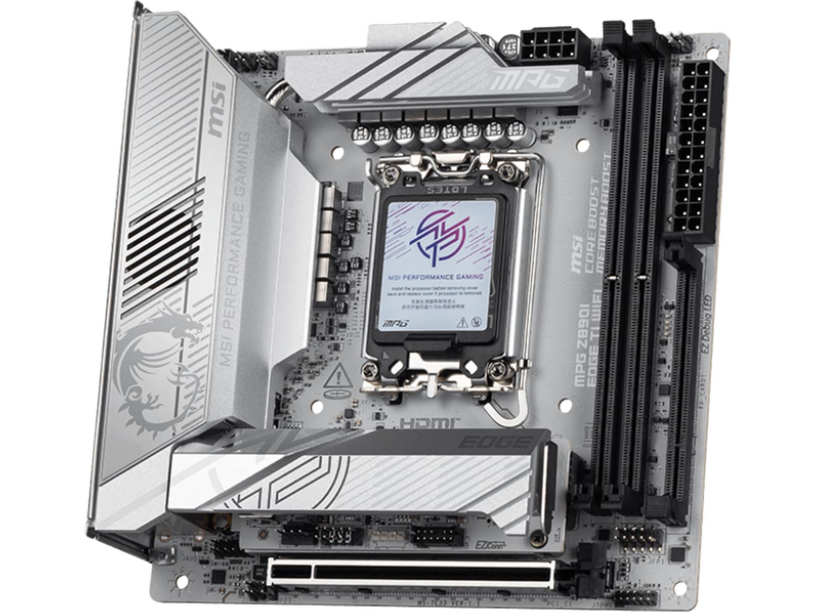 MSI MPG Z890I EDGE TI WIFI Hovedkort Intel Socket