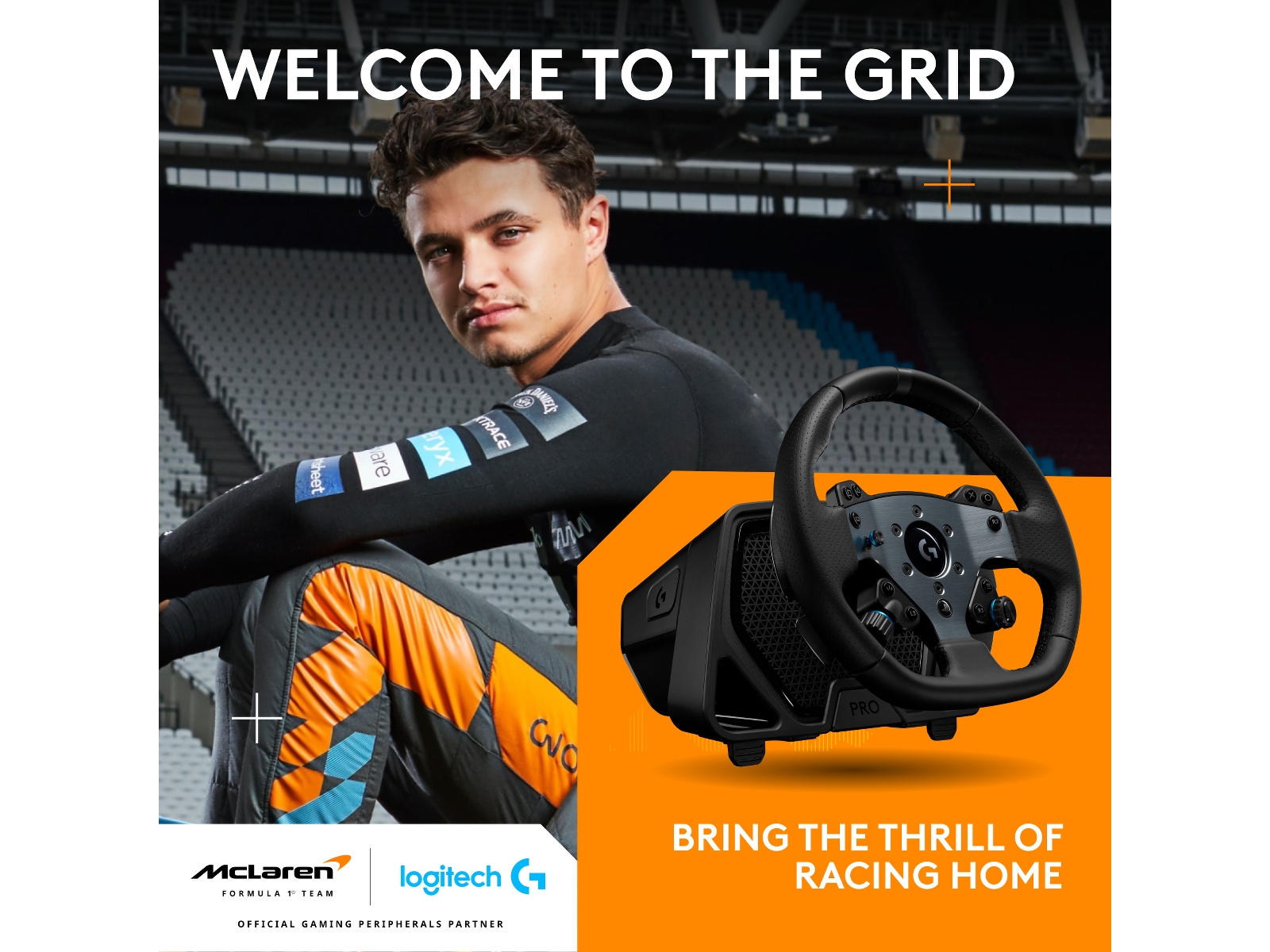 Logitech G PRO Racing Wheel PS/PC Ratt og pedaler