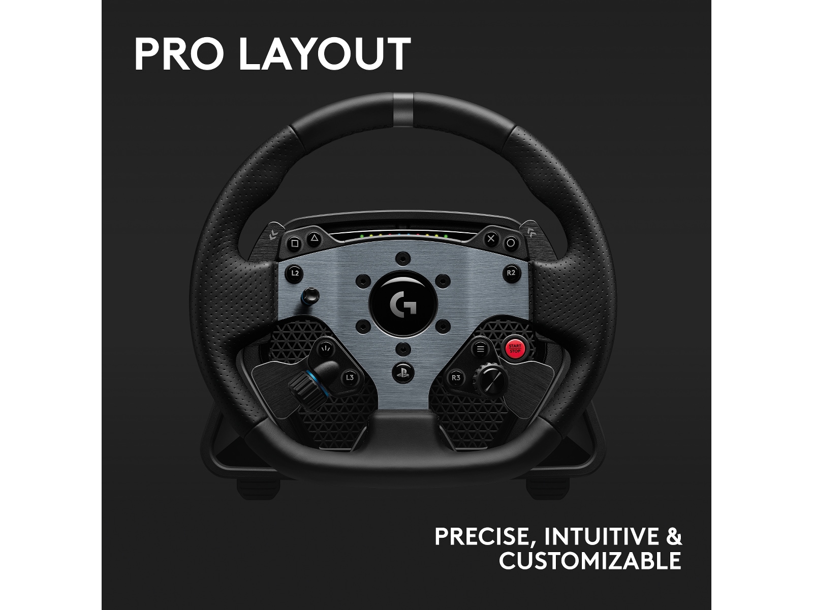 Logitech G PRO Racing Wheel PS/PC Ratt og pedaler