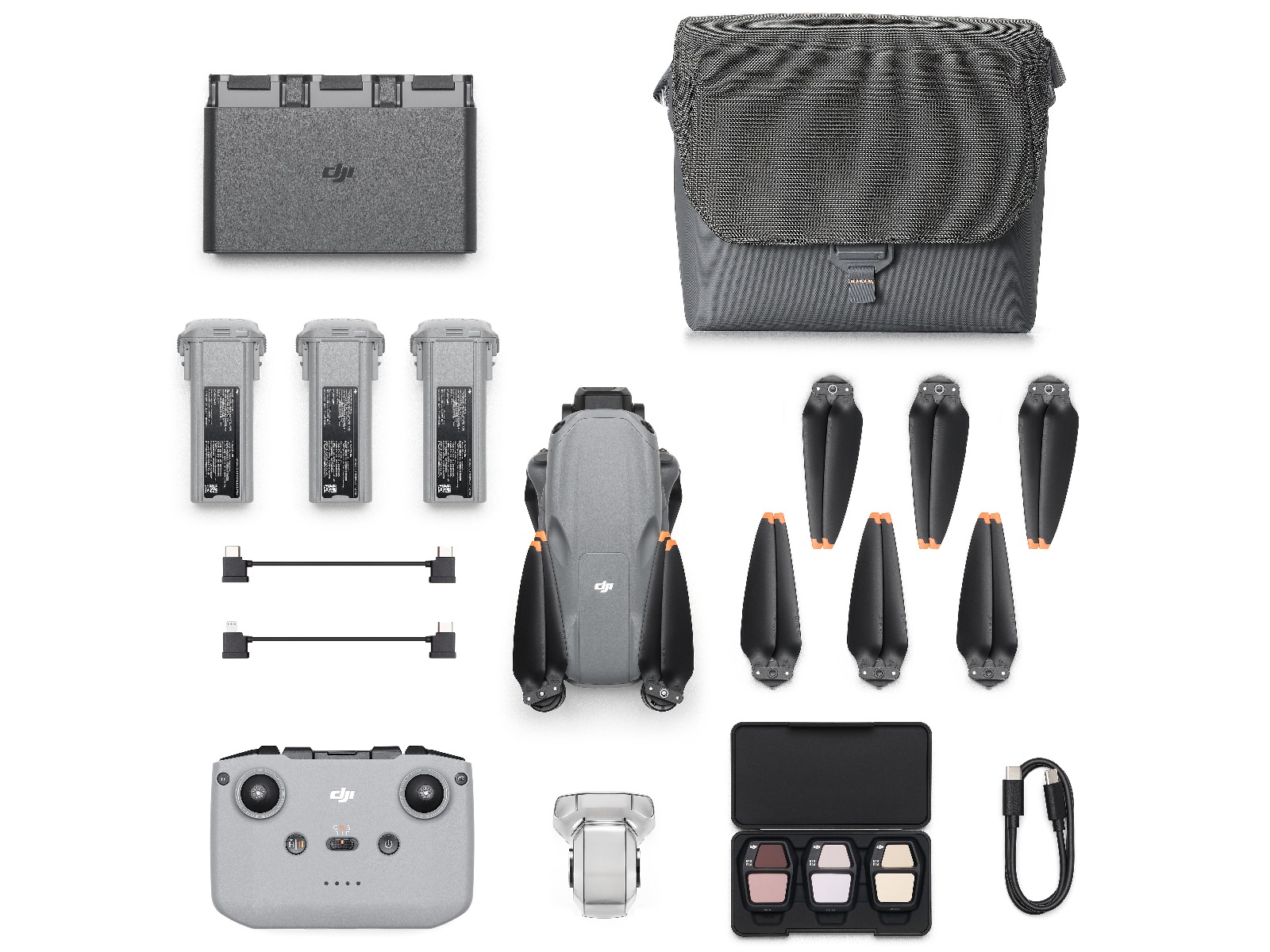 DJI Air 3S Fly More Combo (DJI RC-N3) Droner