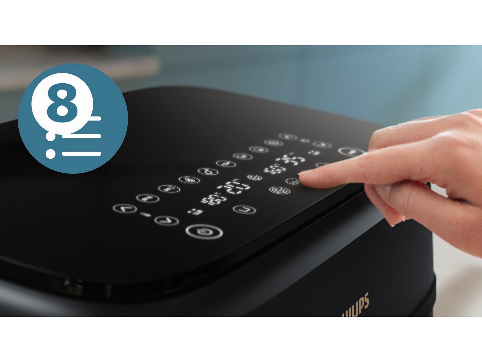 Philips Dual Basket Airfryer 9L NA352/00 (grå/copper) -B-Grade Demo hjem & fritid