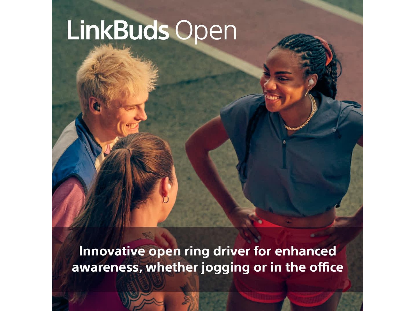 Sony Linkbuds Open True Wireless ørepropper (lilla) Ørepropper