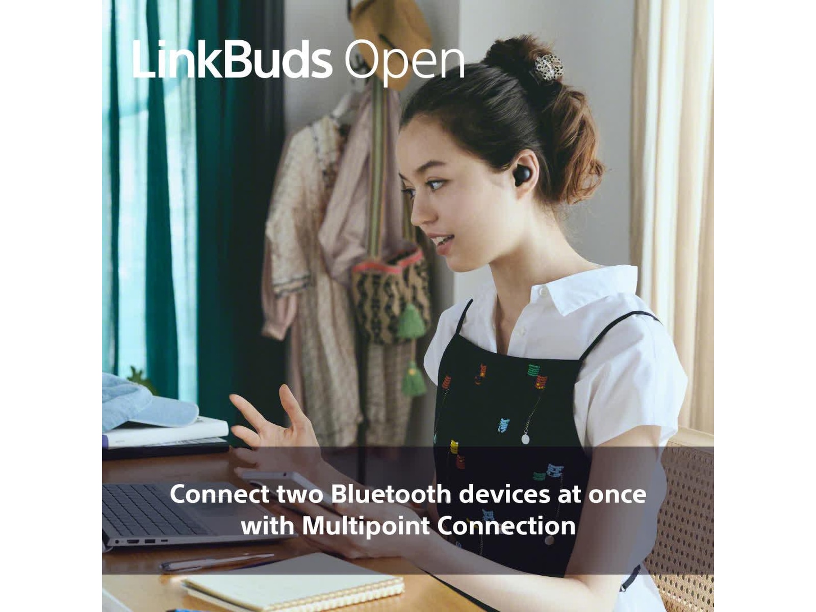 Sony Linkbuds Open True Wireless ørepropper (hvit) Ørepropper