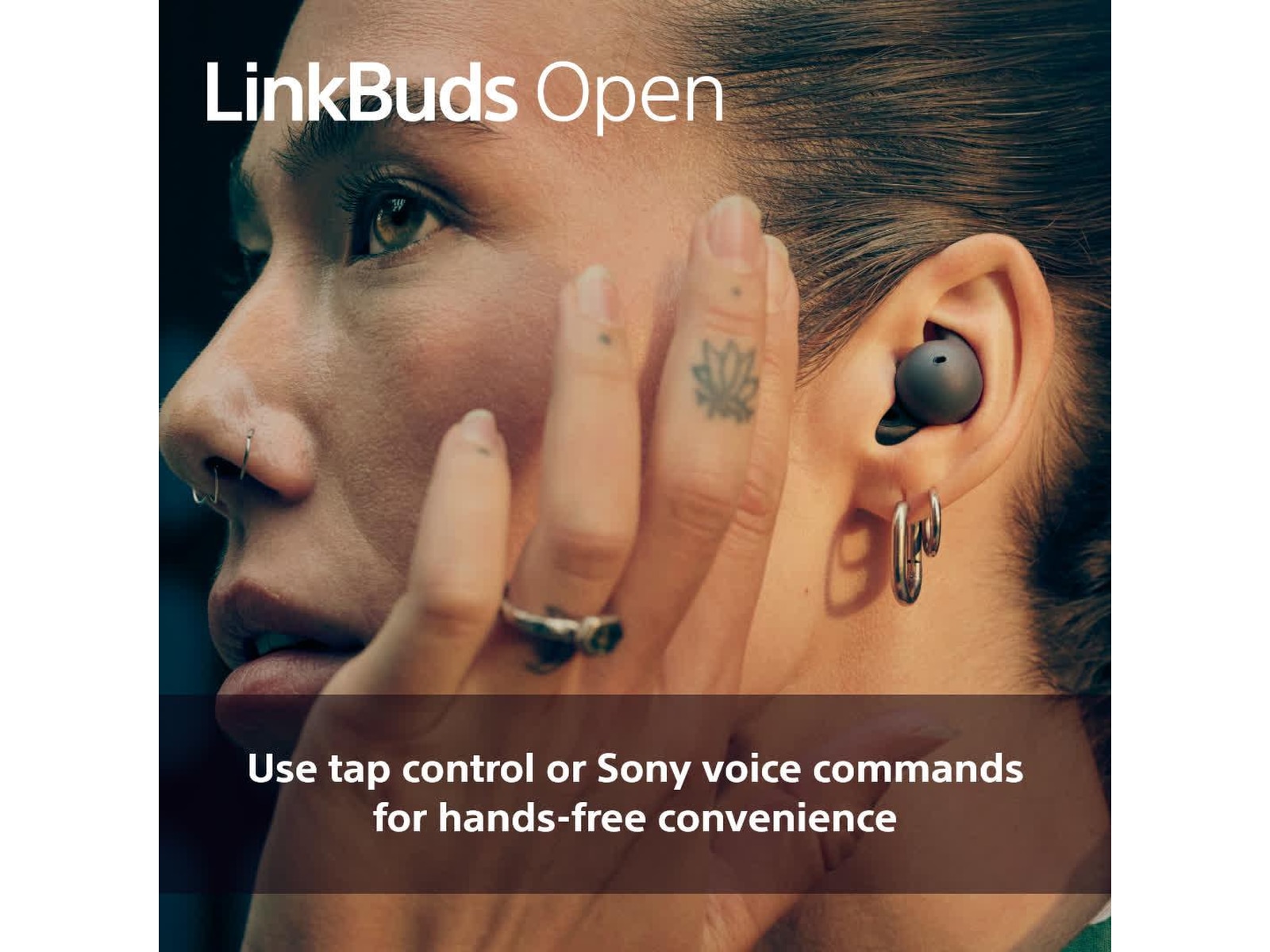 Sony Linkbuds Open True Wireless ørepropper (hvit) Ørepropper