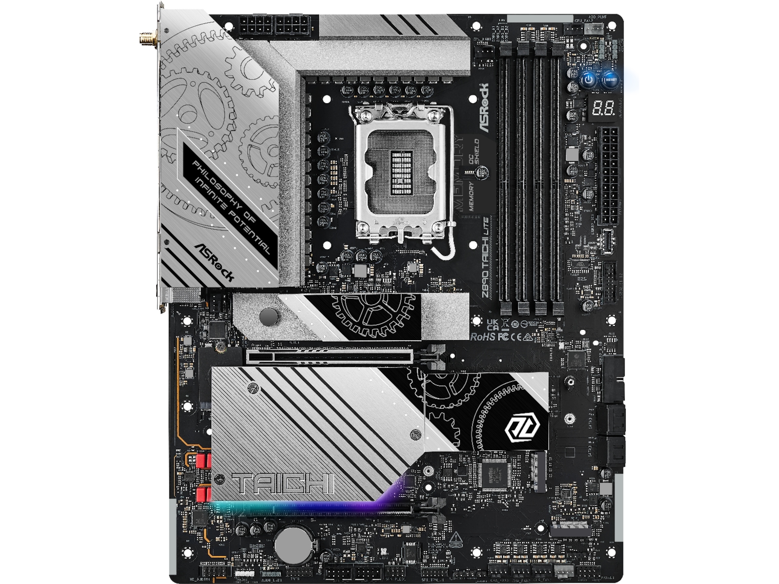 ASRock Z890 TAICHI LITE Hovedkort Intel Socket