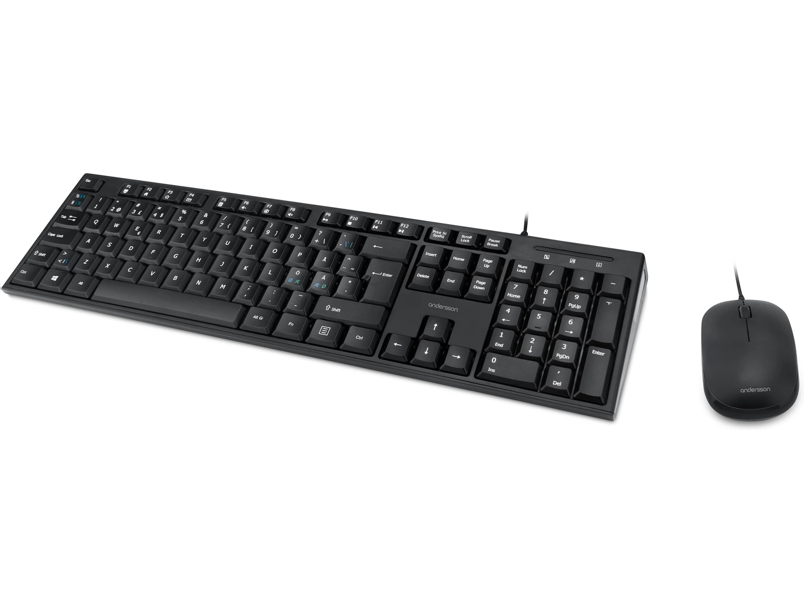 Andersson tastatur og mus Mus & tastatur -kombipakker
