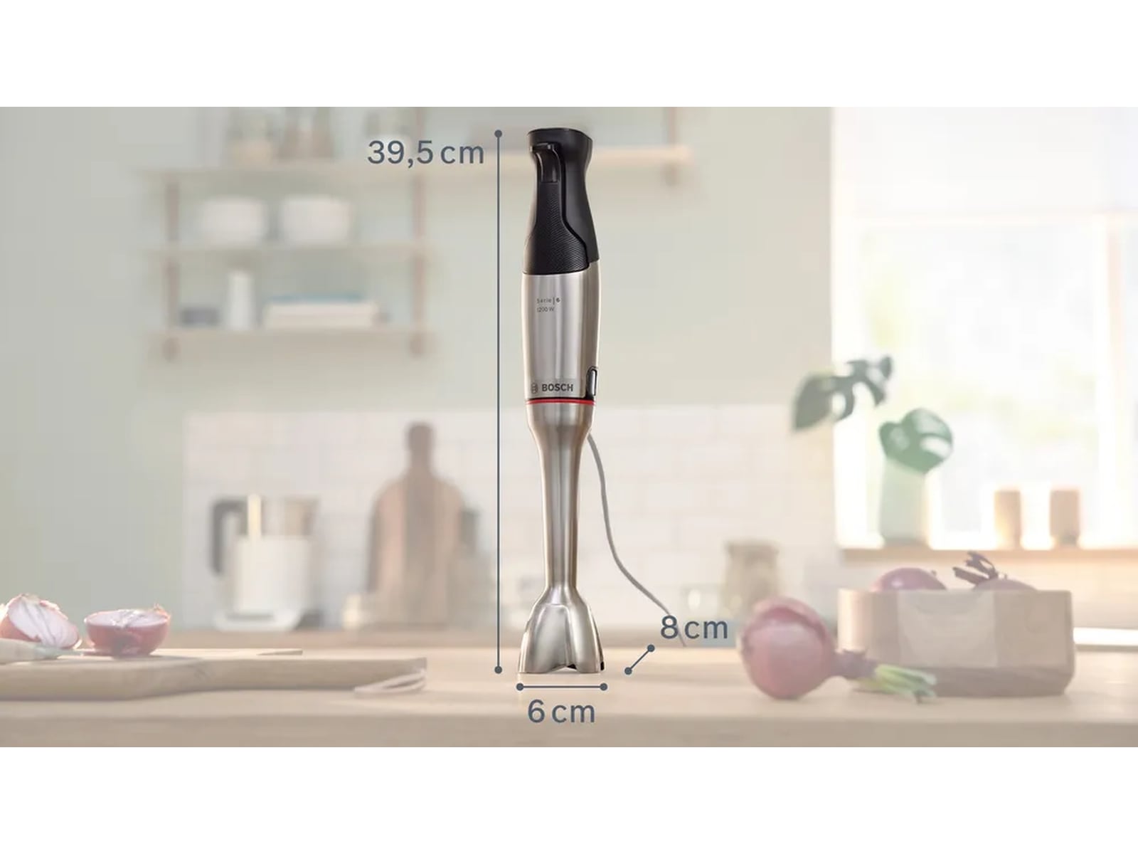 Bosch MSM6M8X1 Miksestav (rustfritt stål) Hånd- & stavmiksere