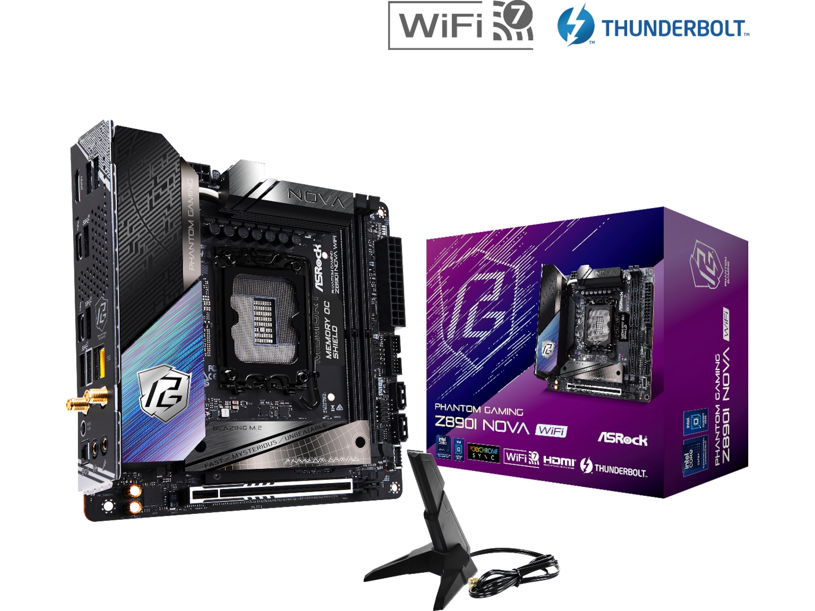 ASRock Z890I NOVA WIFI Hovedkort Intel Socket