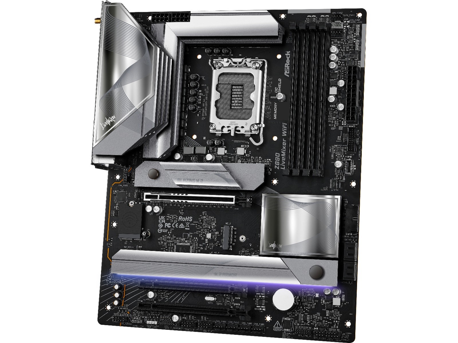 ASRock Z890 LIVEMIXER WIFI Hovedkort Intel Socket