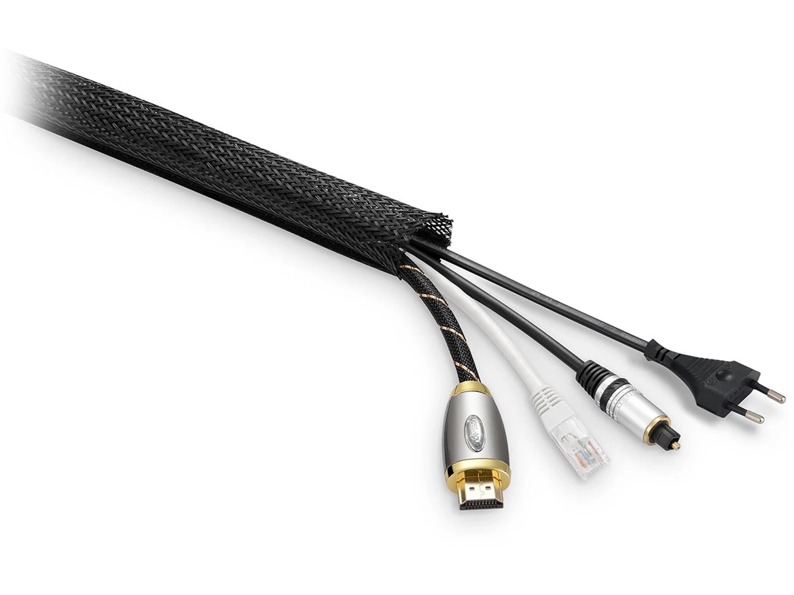 Andersson Kabelsokk med borrelås 1,5m (sort) Kabelskjulere & tilbehør