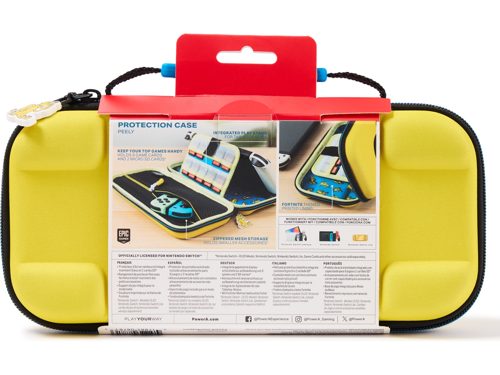 PowerA Beskyttelse Cover Nintendo Switch Peely Tilbehør til spillkonsoller