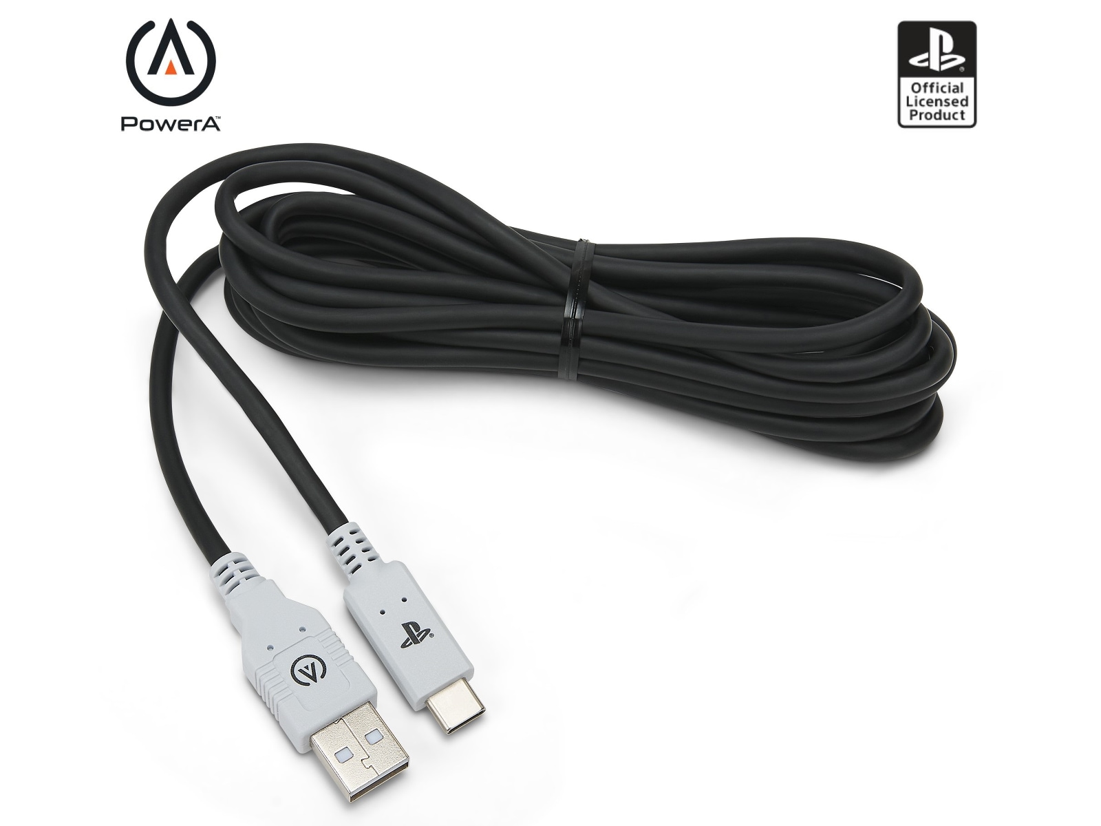 PowerA USB-C kabel for PS5 (sort/hvit) USB-kabler