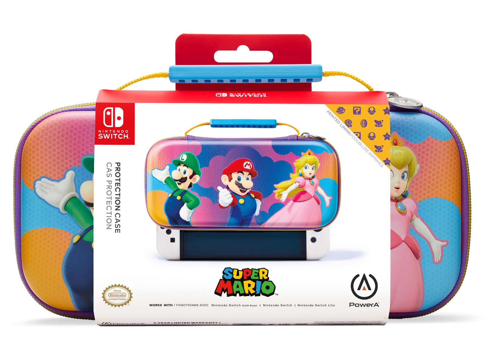 PowerA Beskyttelse Cover Nintendo Switch Color Splash Heroes Tilbehør til spillkonsoller