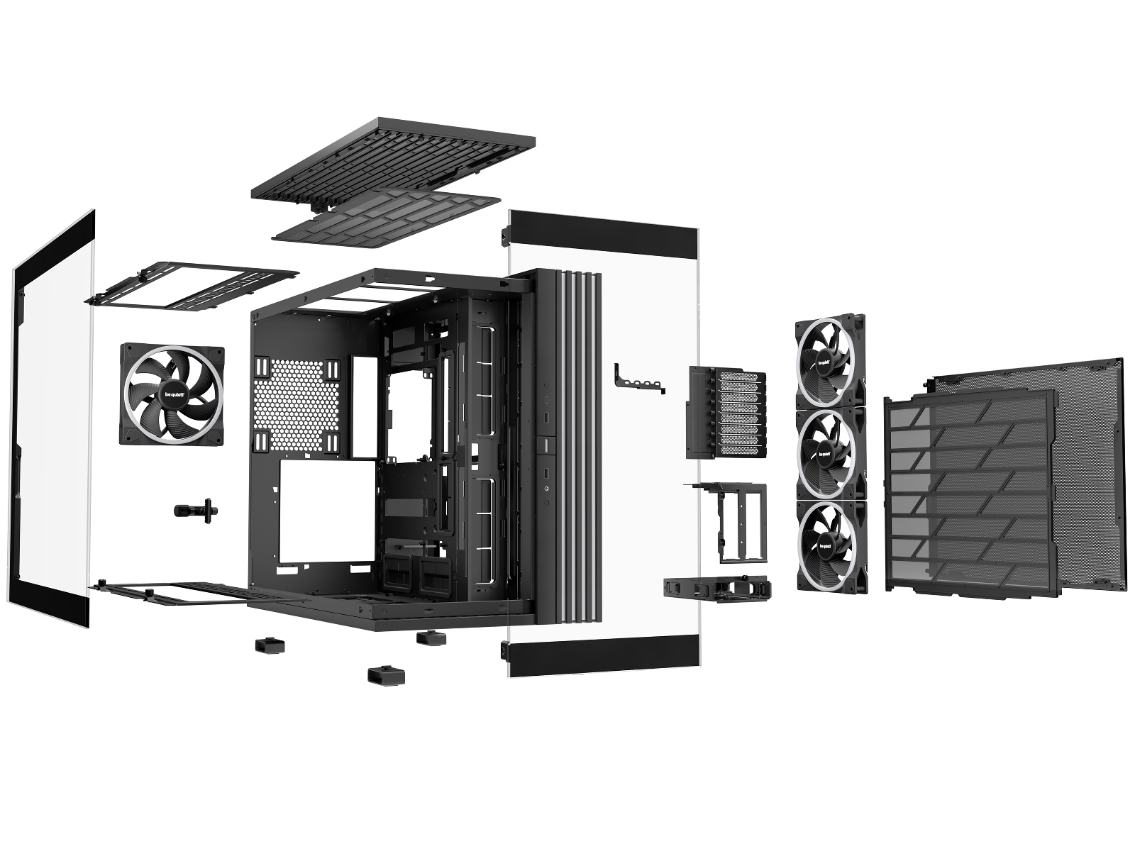be quiet! Light Base 900 FX Mid Tower (sort) Midi tower