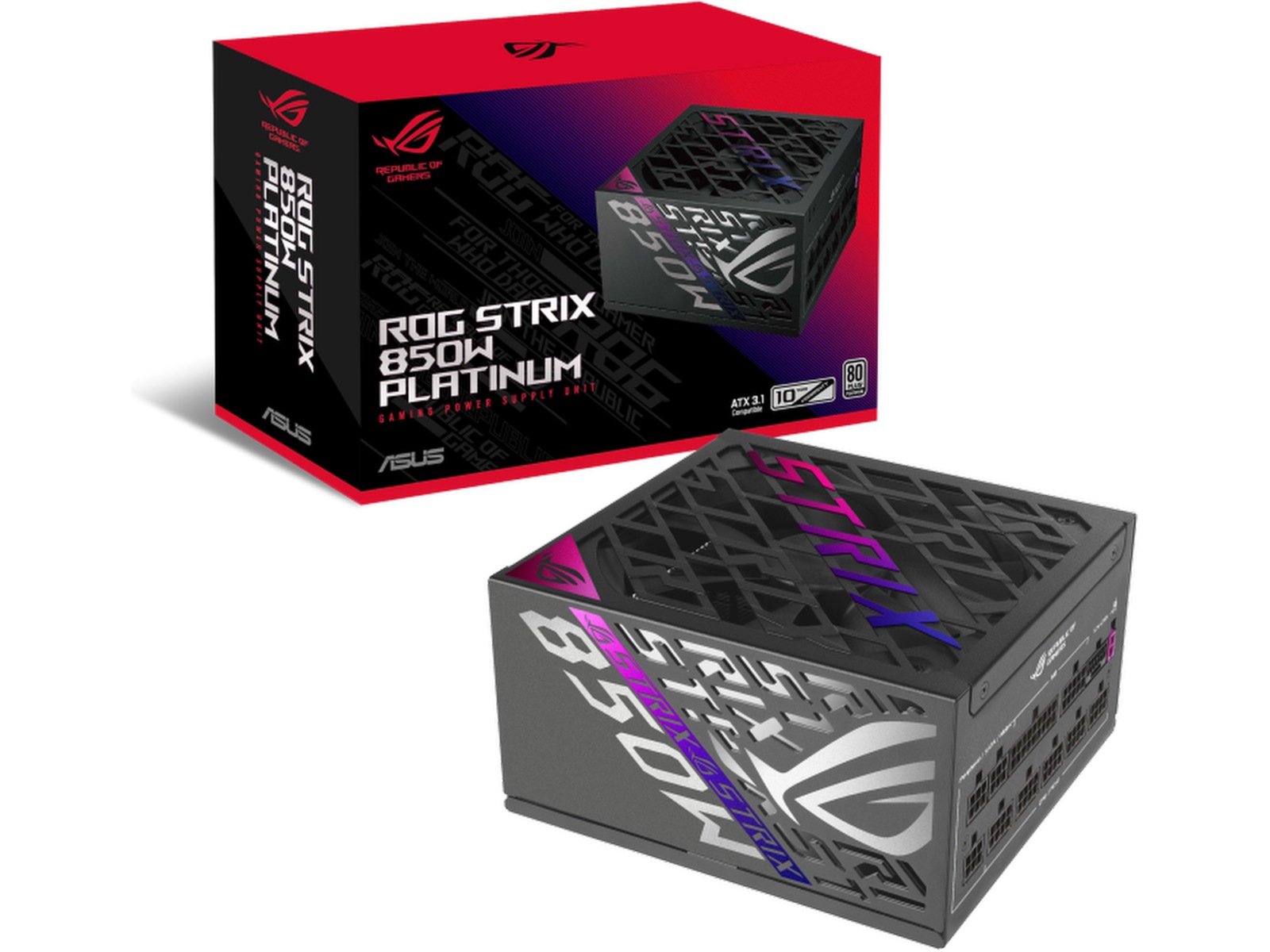 Asus ROG Strix 850W Platinum PSU Enheter