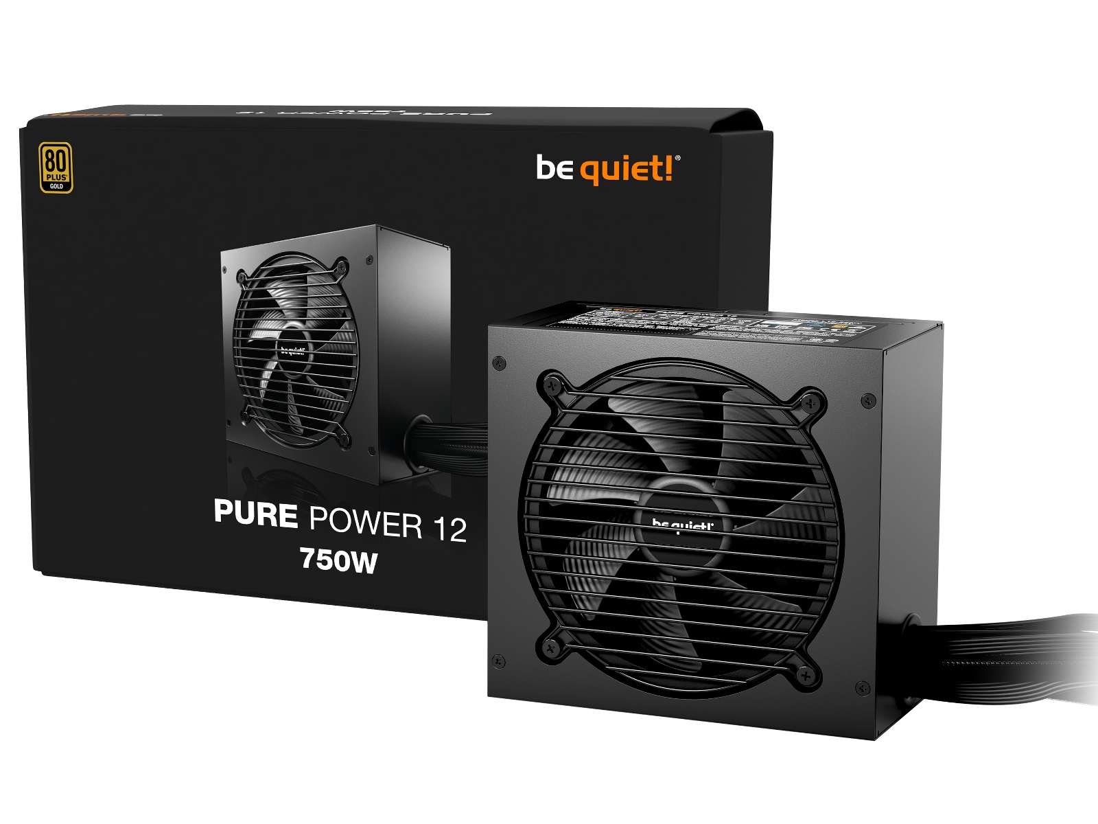 be quiet! PURE POWER 12 750W PSU Enheter