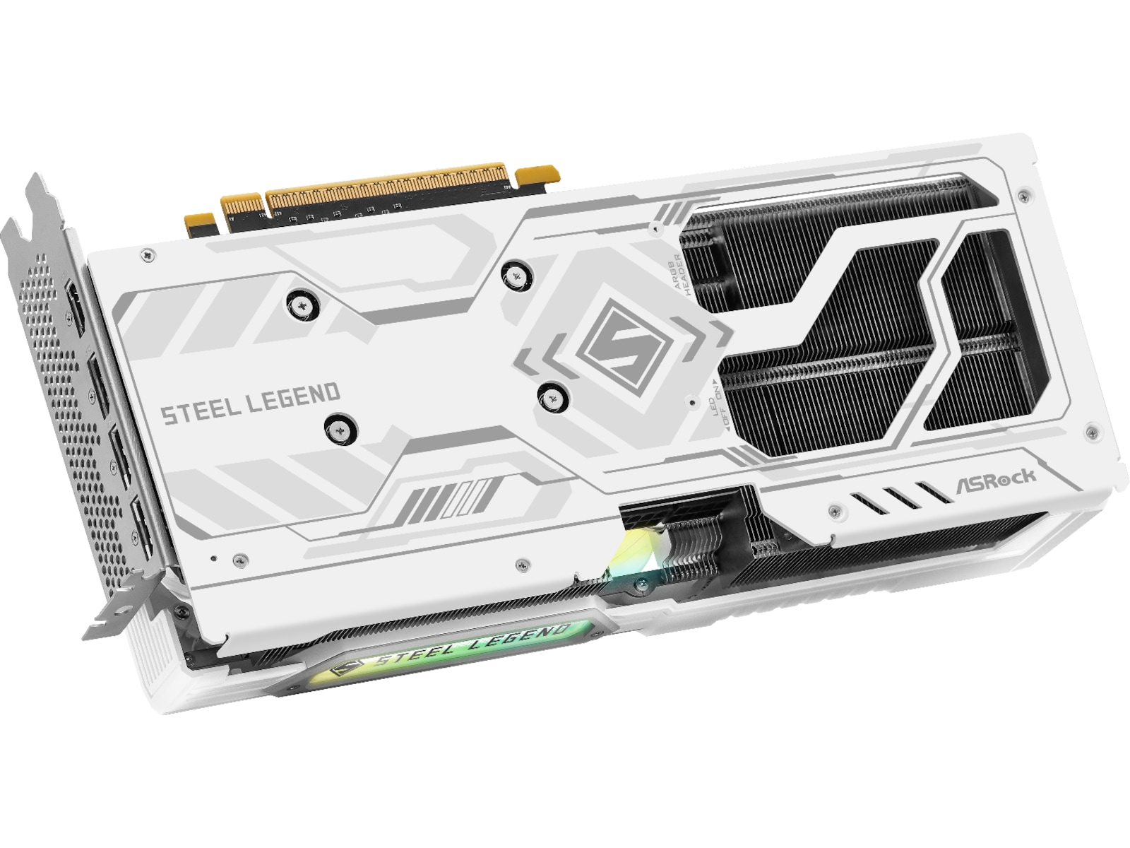 ASRock Intel Arc B580 Steel Legend OC Skjermkort