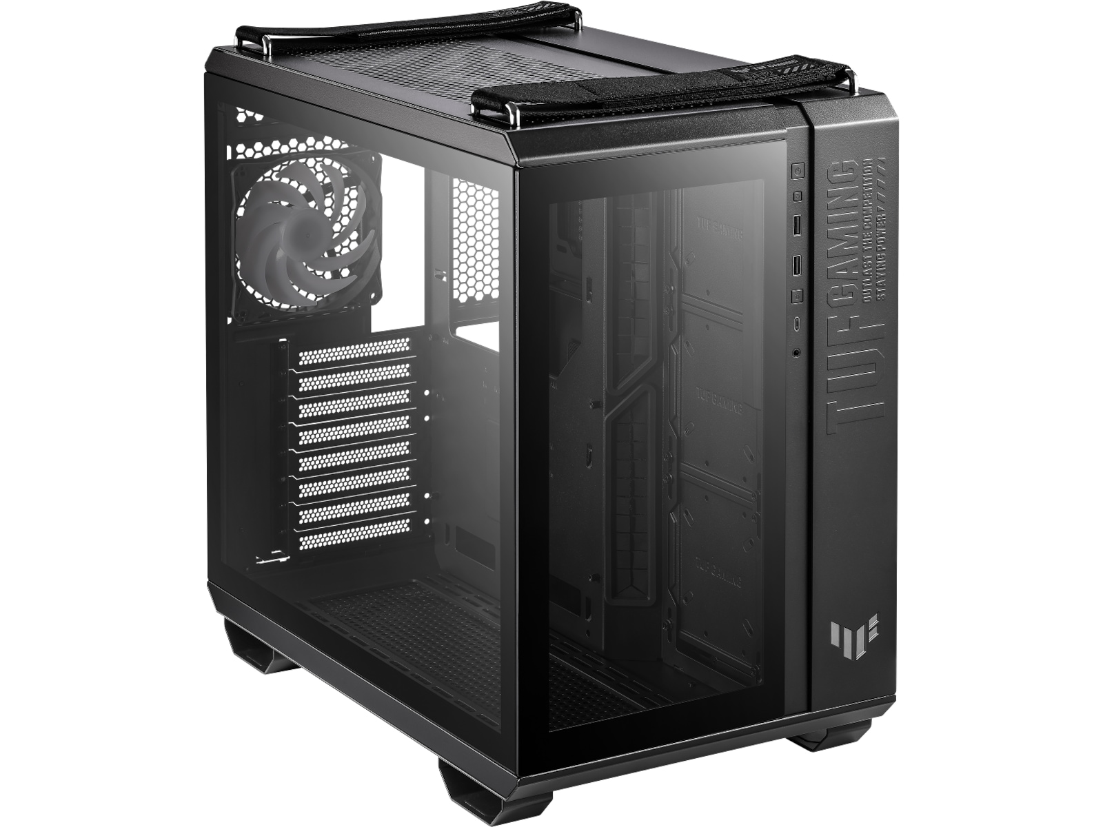 Asus TUF Gaming GT502 Plus TG ARGB Mid Tower (sort) Midi tower