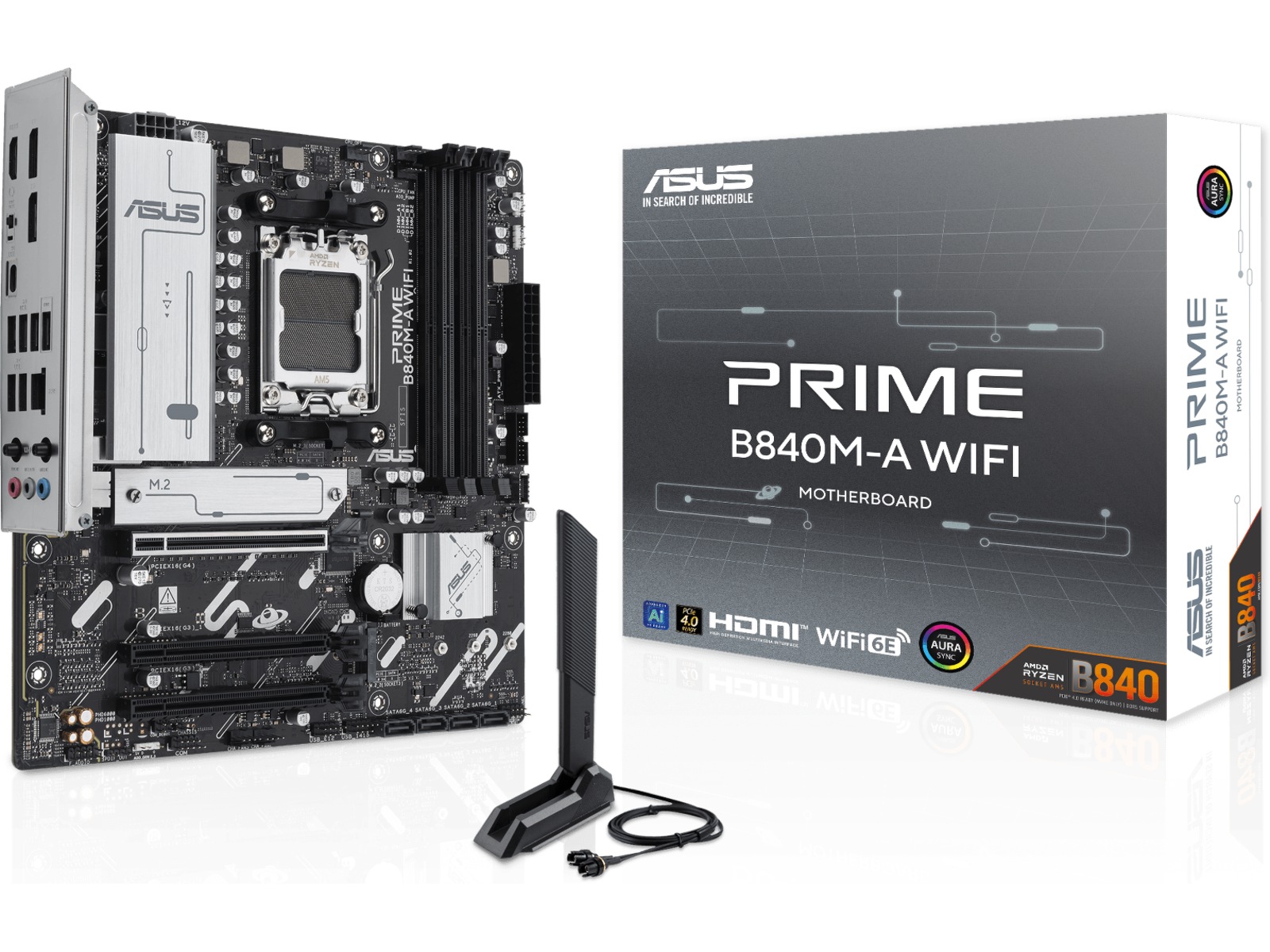 ASUS PRIME B840M-A WIFI Hovedkort AMD Socket