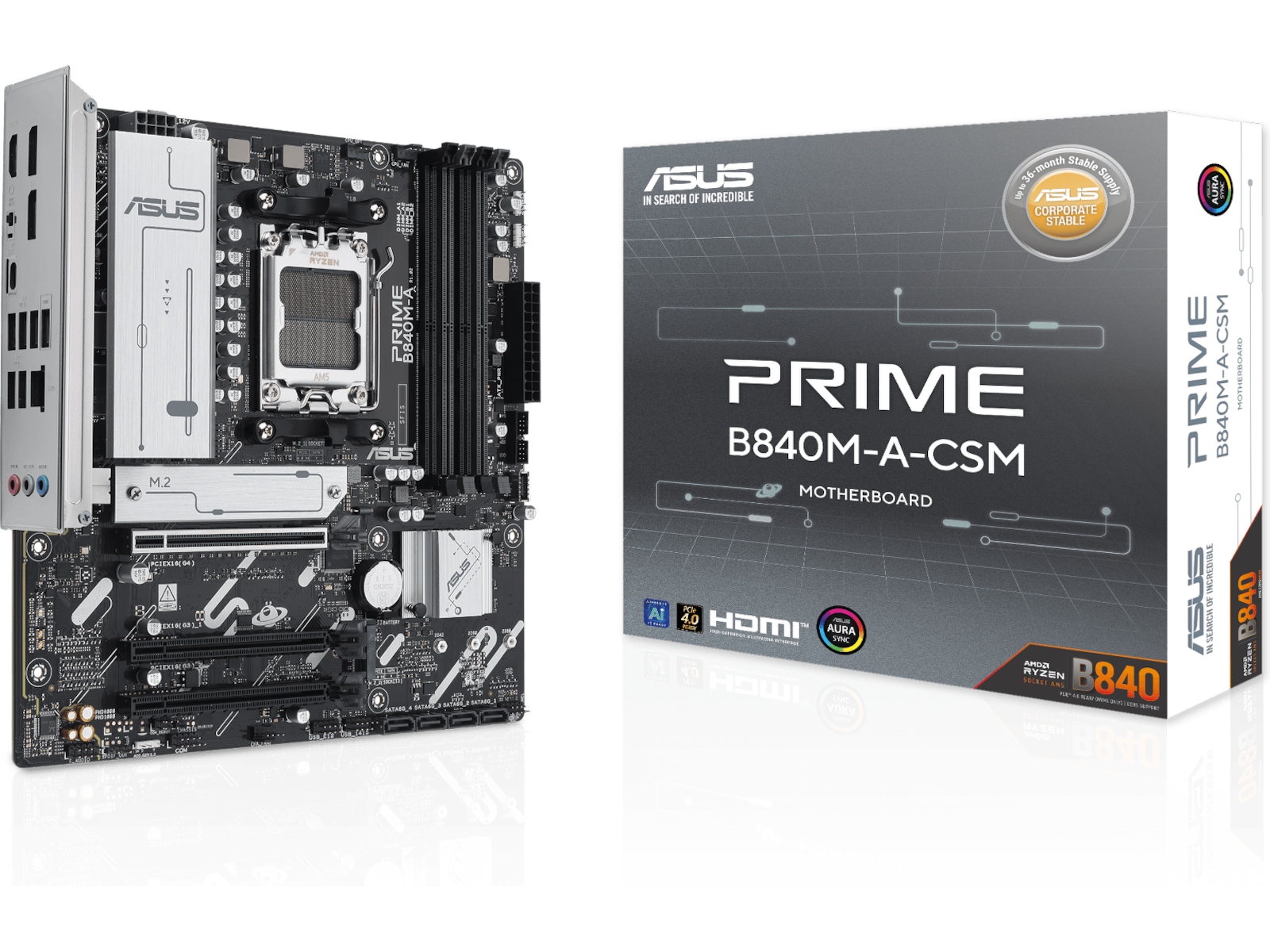 ASUS PRIME B840M-A-CSM Hovedkort AMD Socket