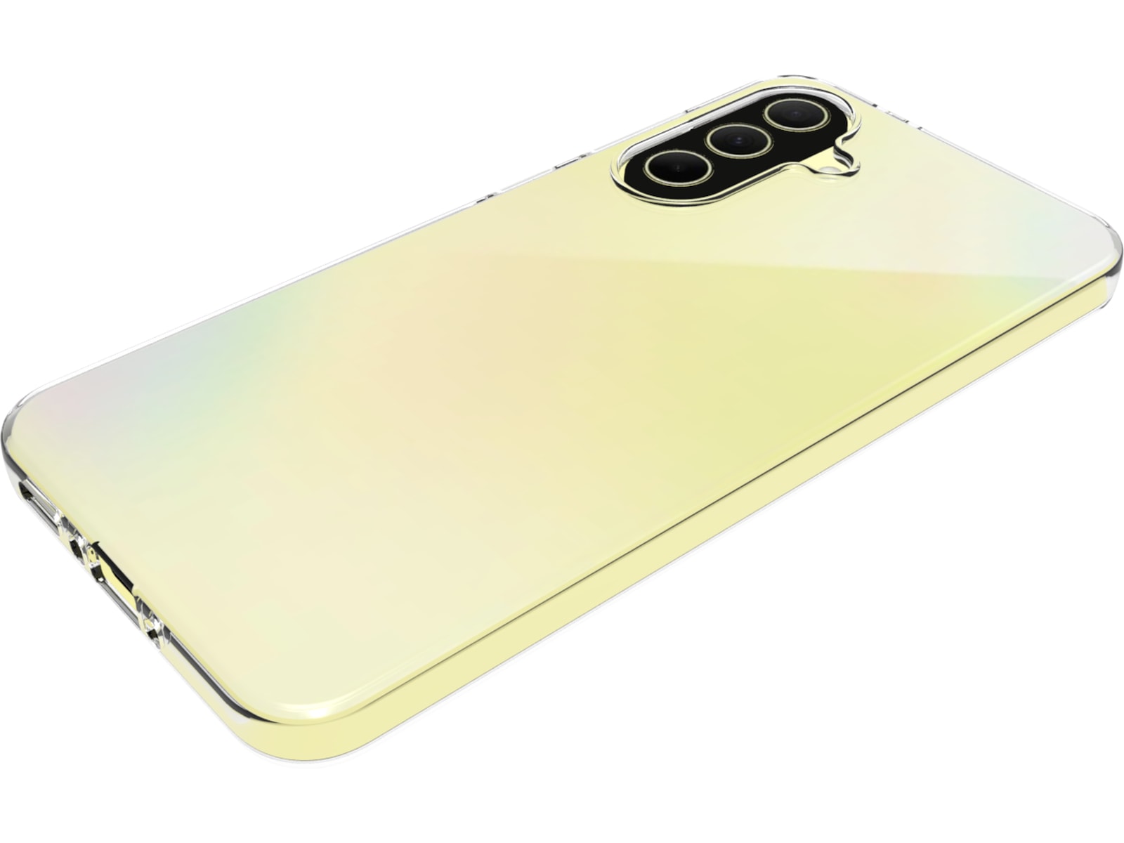 iiglo Galaxy A36 Silikondeksel (gjennomsiktig) Mobildeksel